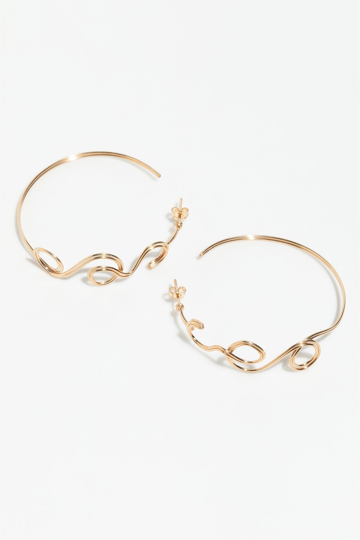 Mina hoops YAY Golden