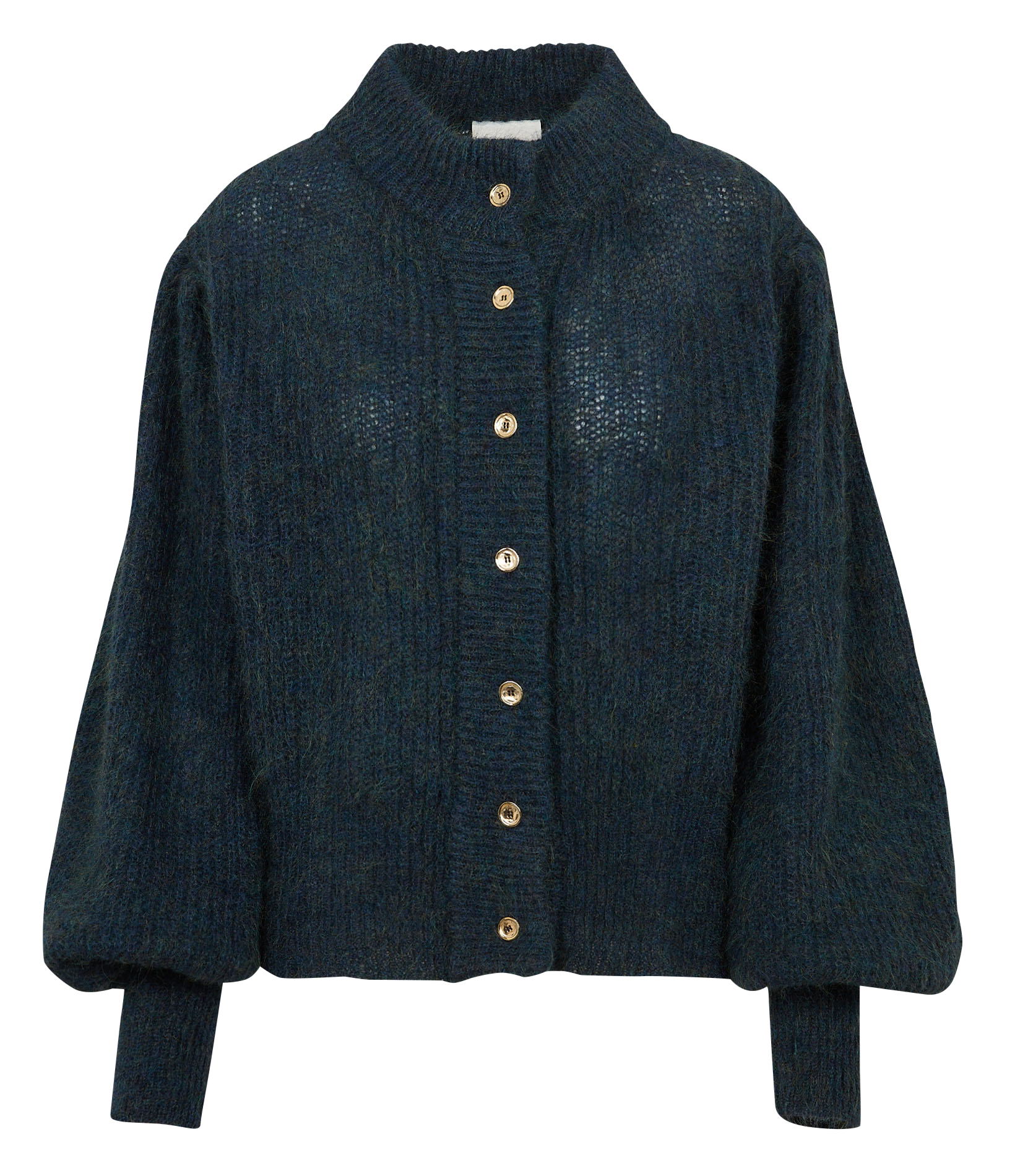 Cardigan en mohair et laine mélangé THE LABEL EDITION Vert
