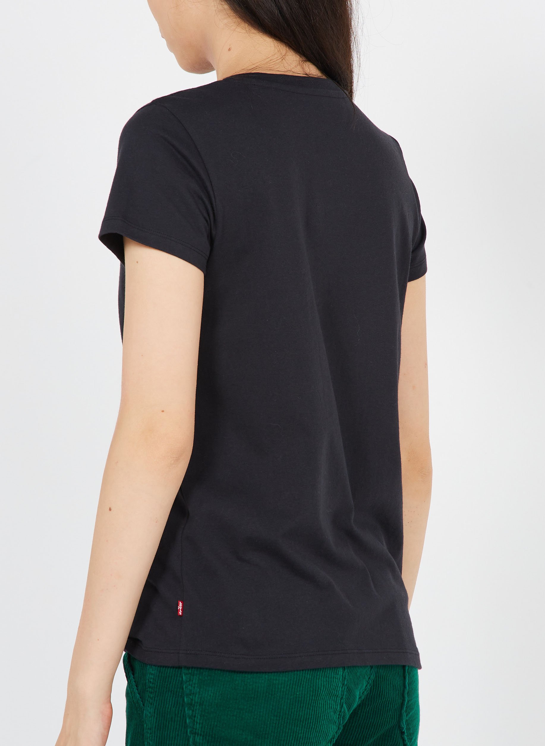Round-neck cotton T-shirt LEVI&#039;S Black