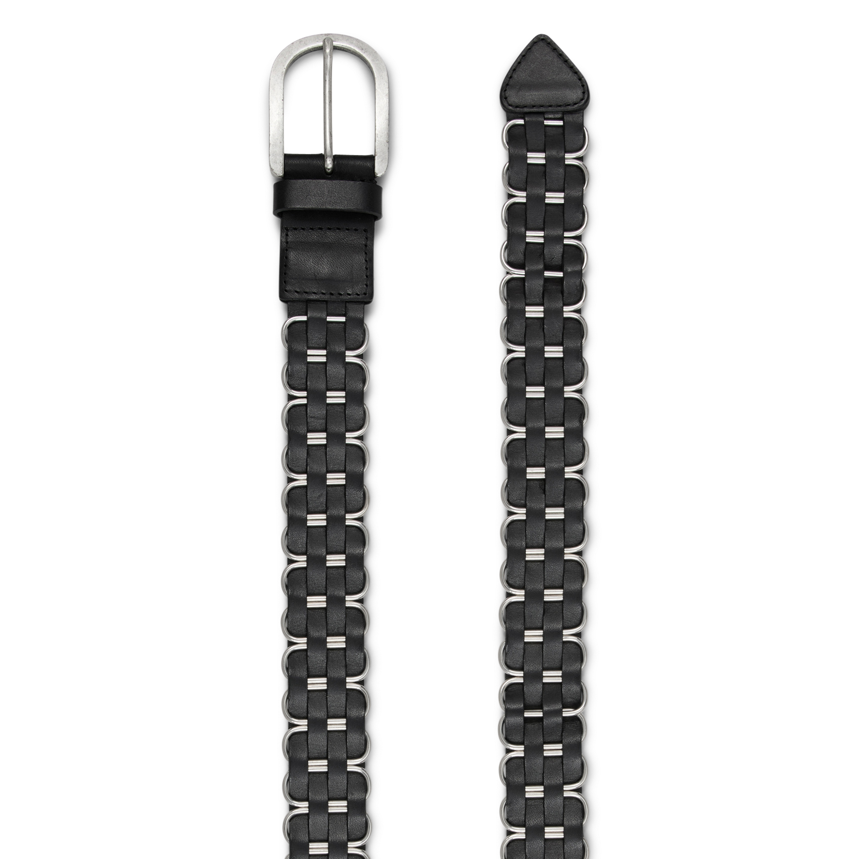 Ceinture en cuir BA&SH Noir