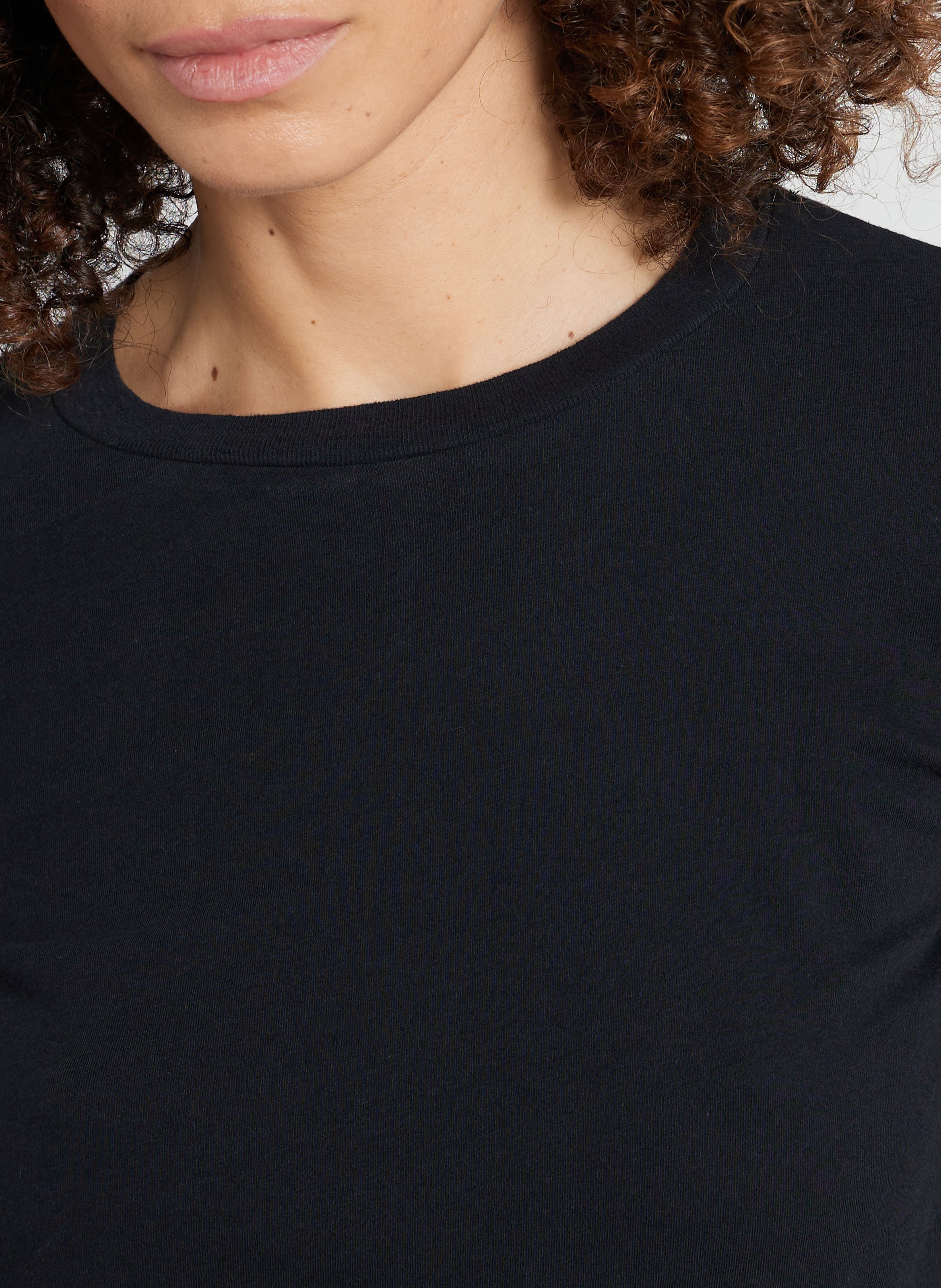 Camiliday round-neck sleeveless cotton top AMERICAN VINTAGE Black