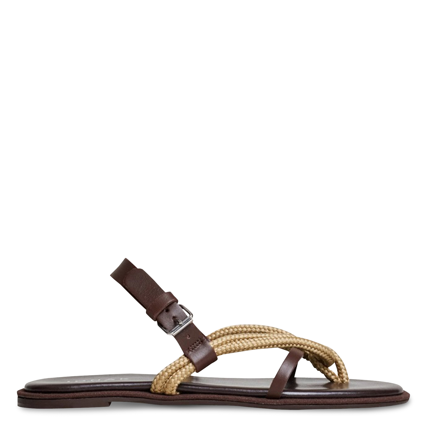 Leder-Pantoletten JONAK Braun