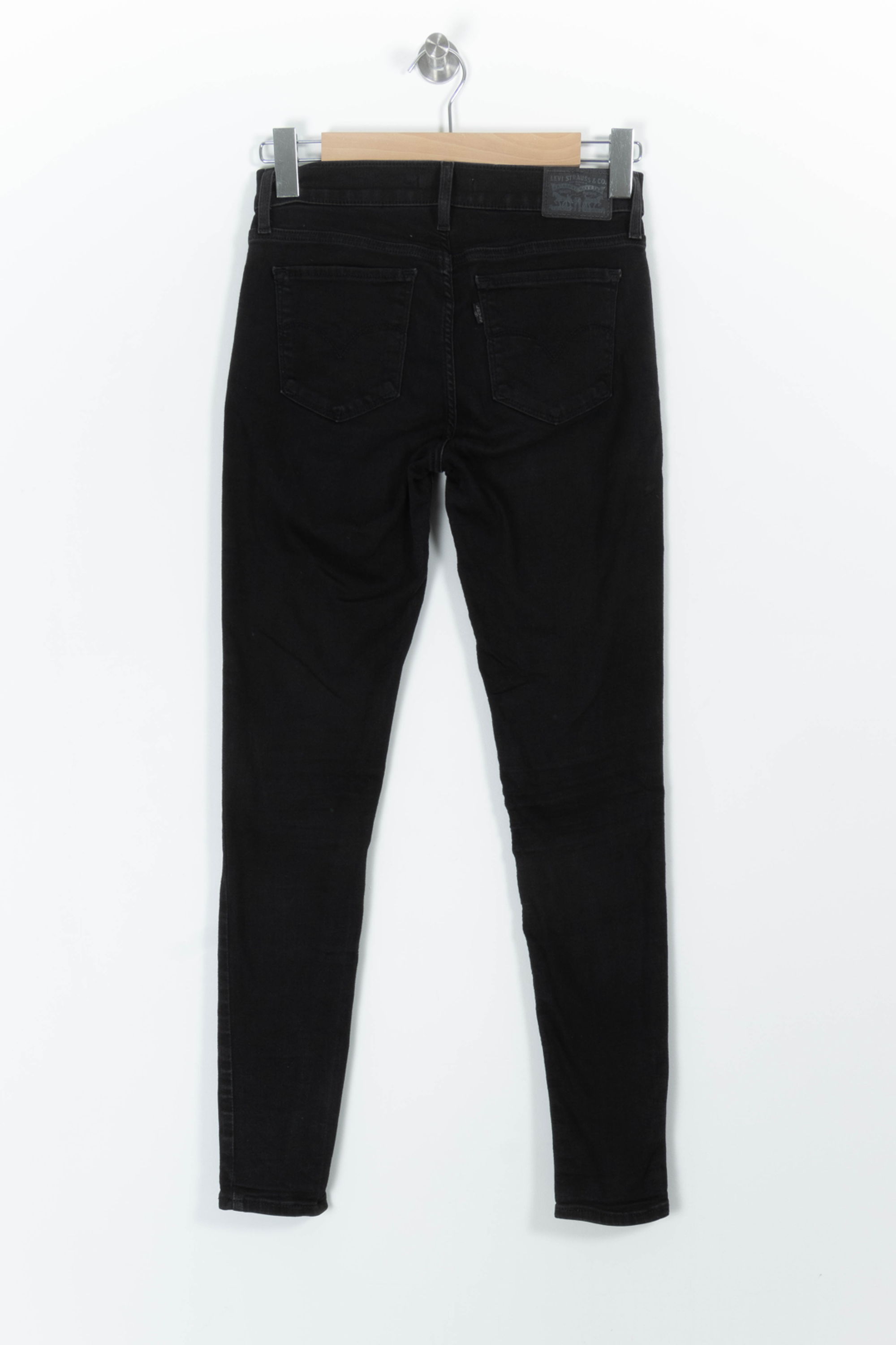 Cropped slim jeans with studs LEVI'S - Seconde main Black