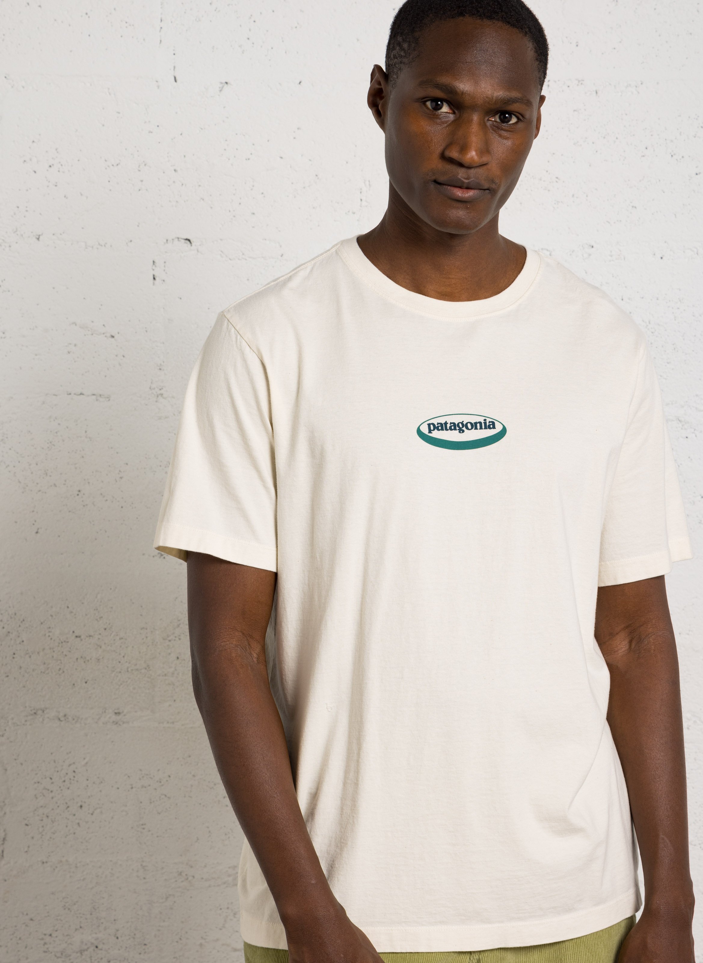 Rundhals-T-Shirt aus Bio-Baumwolle PATAGONIA Beige