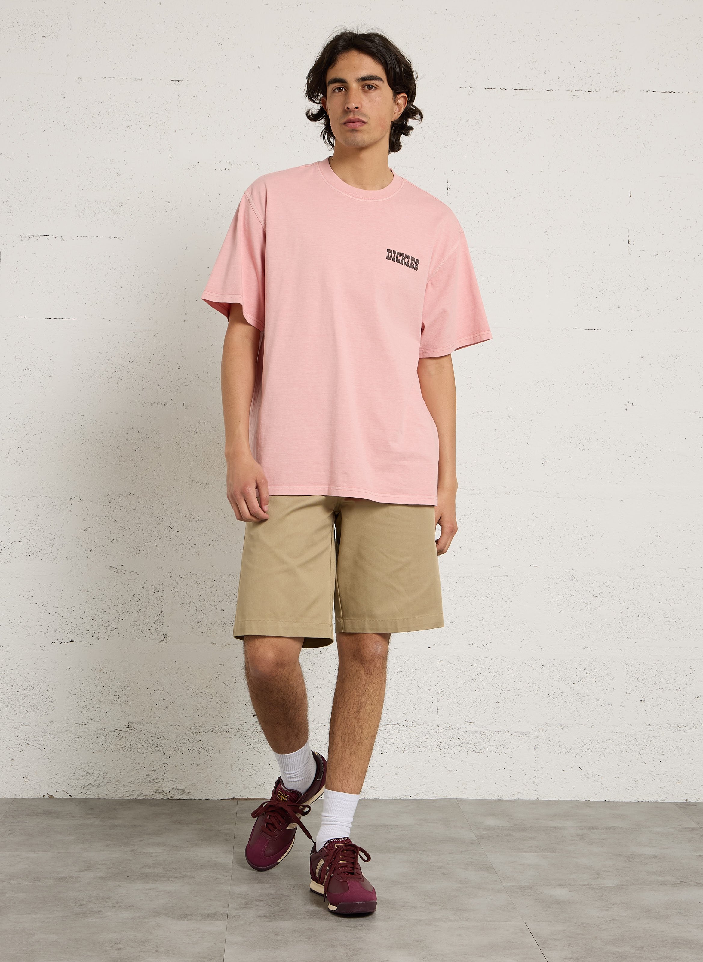 Gerade geschnittene Chino-Hose aus Baumwolle DICKIES Beige