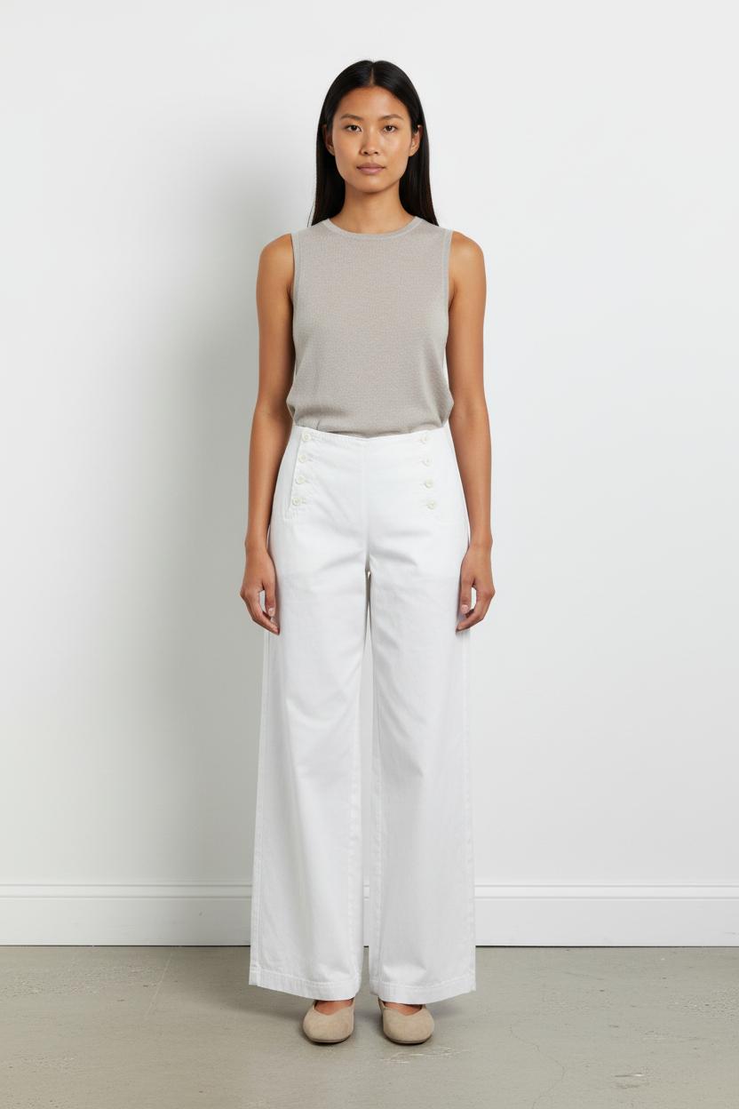 PANTS CLOSED - Seconde Main White