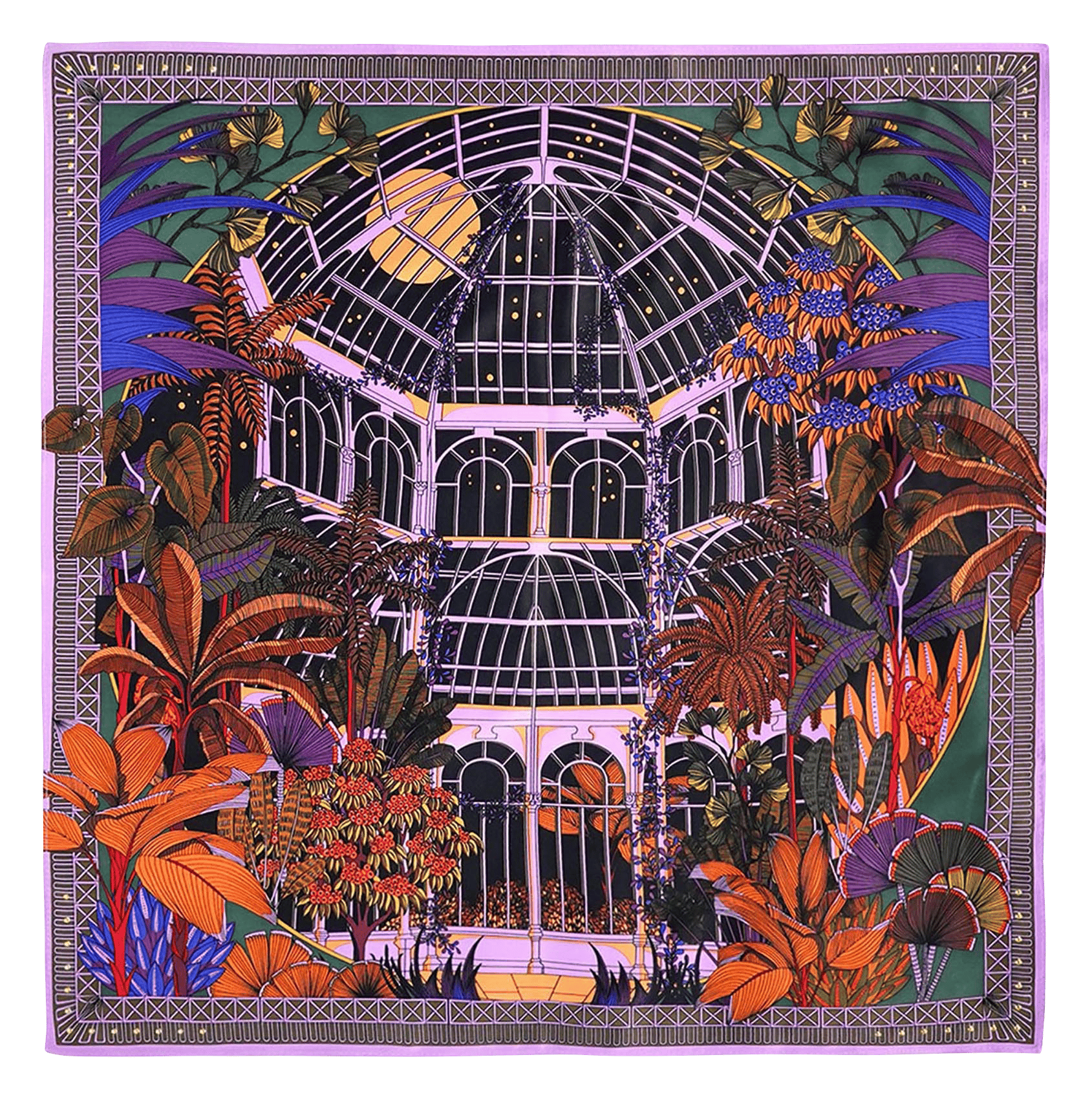 Foulard imprimé WILD Violet