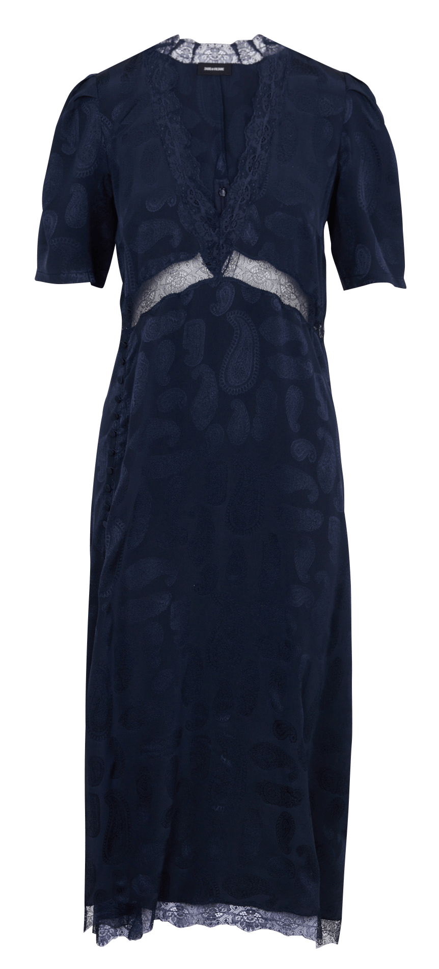 Silk midi dress ZADIG&VOLTAIRE Blue