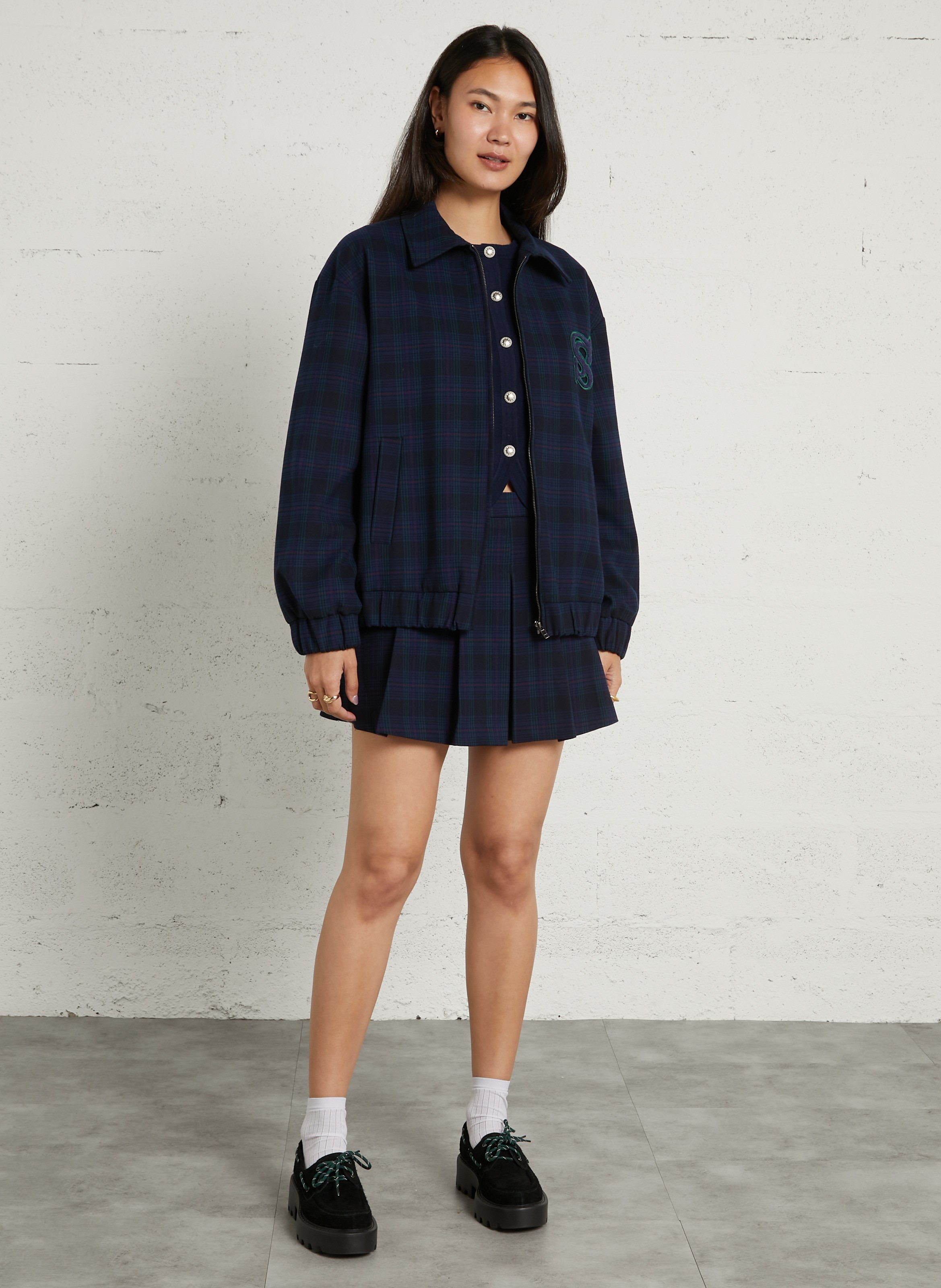Flared skirt SUNCOO Blue