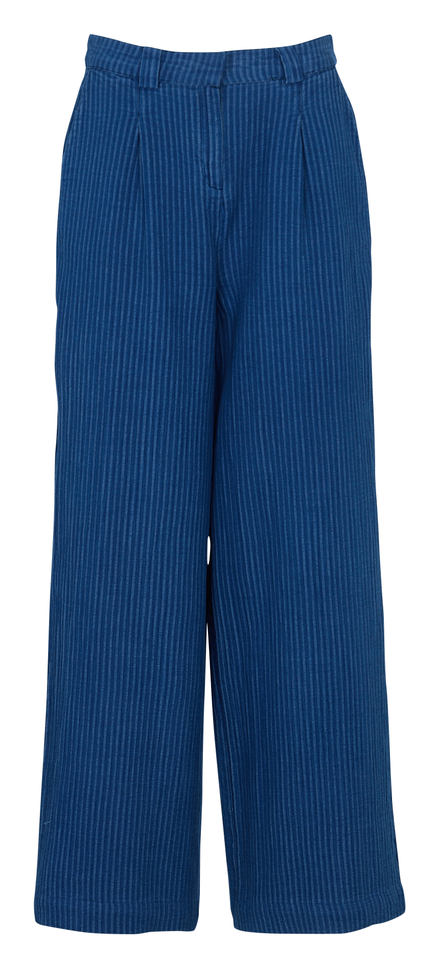 Pantalon large en coton rayé MAISON 123 Bleu