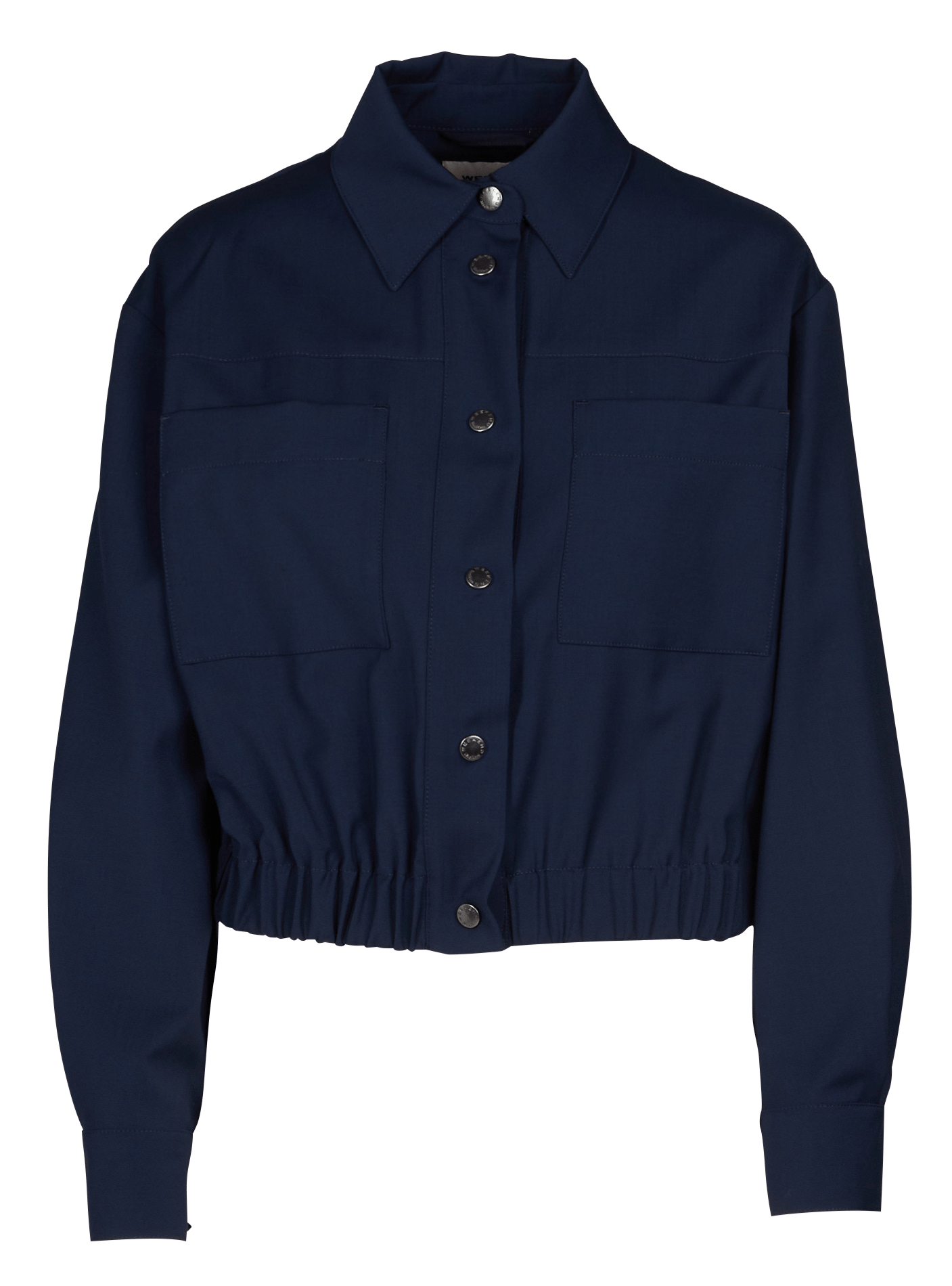 Short oversized wool jacket MAX MARA WEEK END Blue