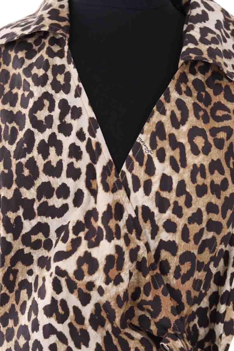 Dress GANNI - Seconde Main Brown