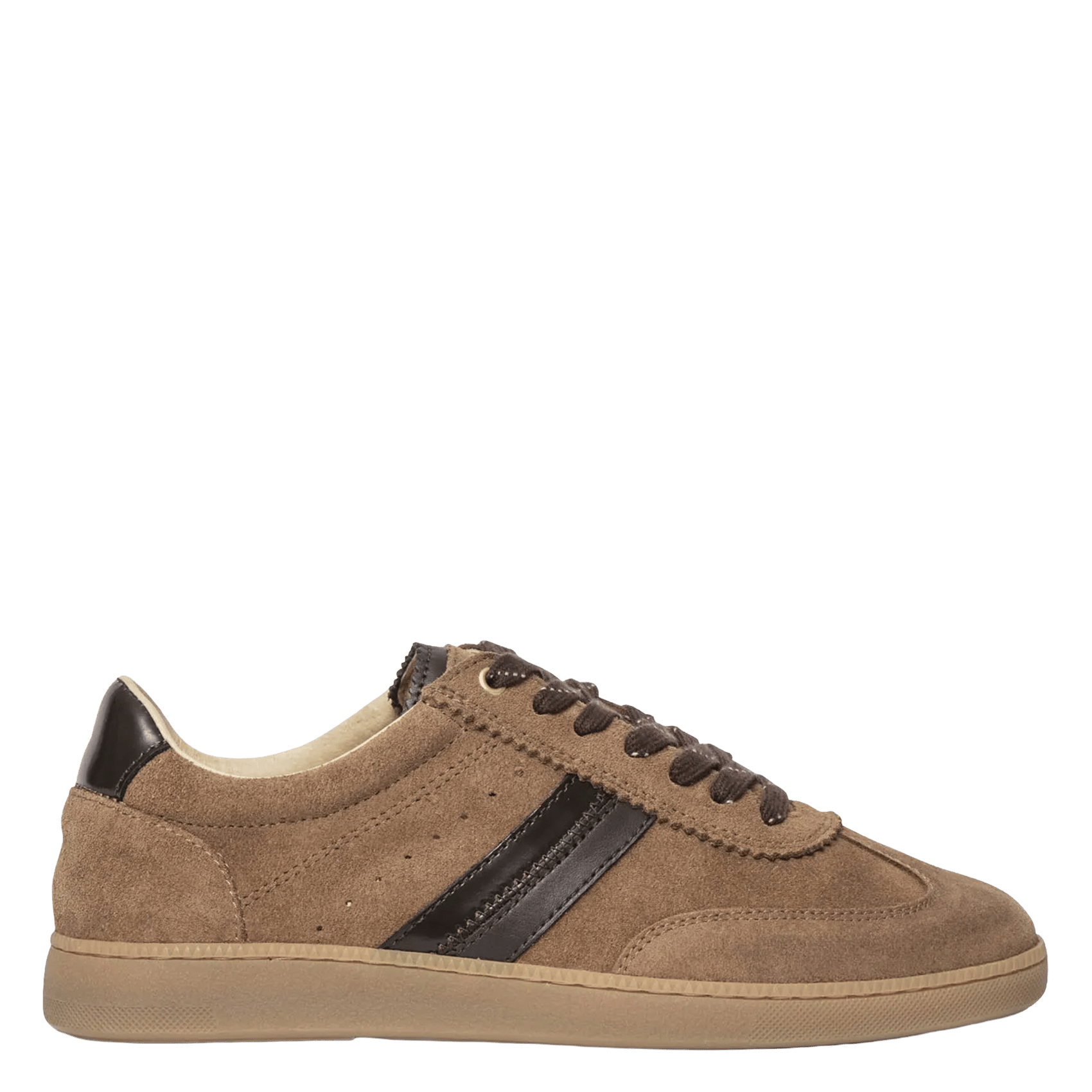 Baskets basses en cuir BOCAGE Beige