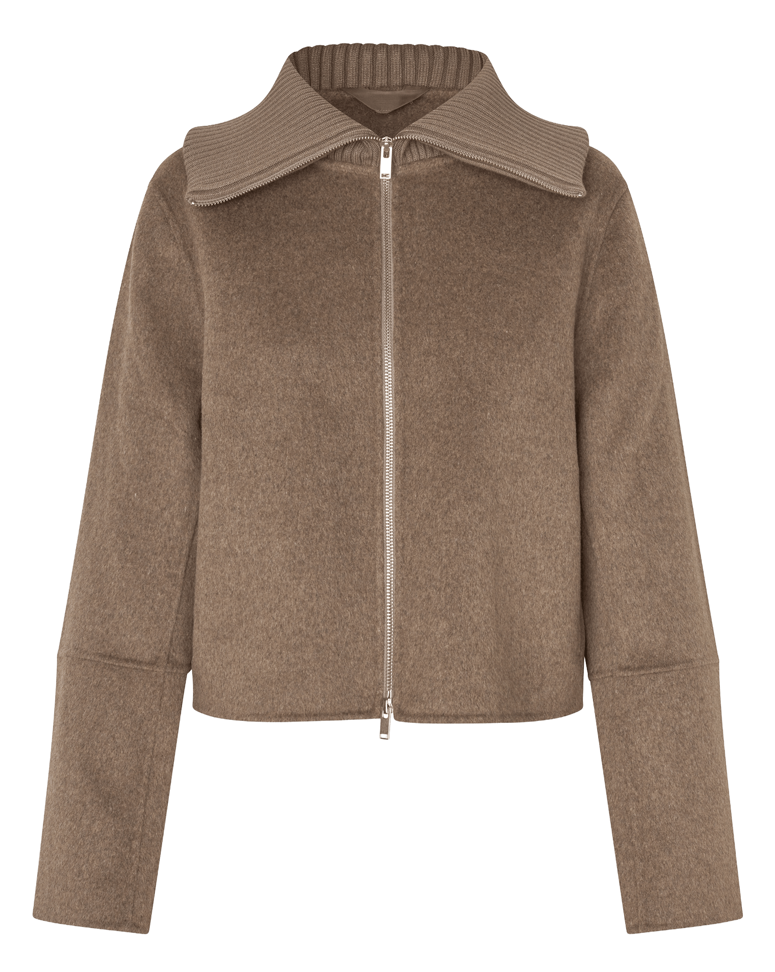 Veste droite en laine mélangée SAMSOE SAMSOE Gris