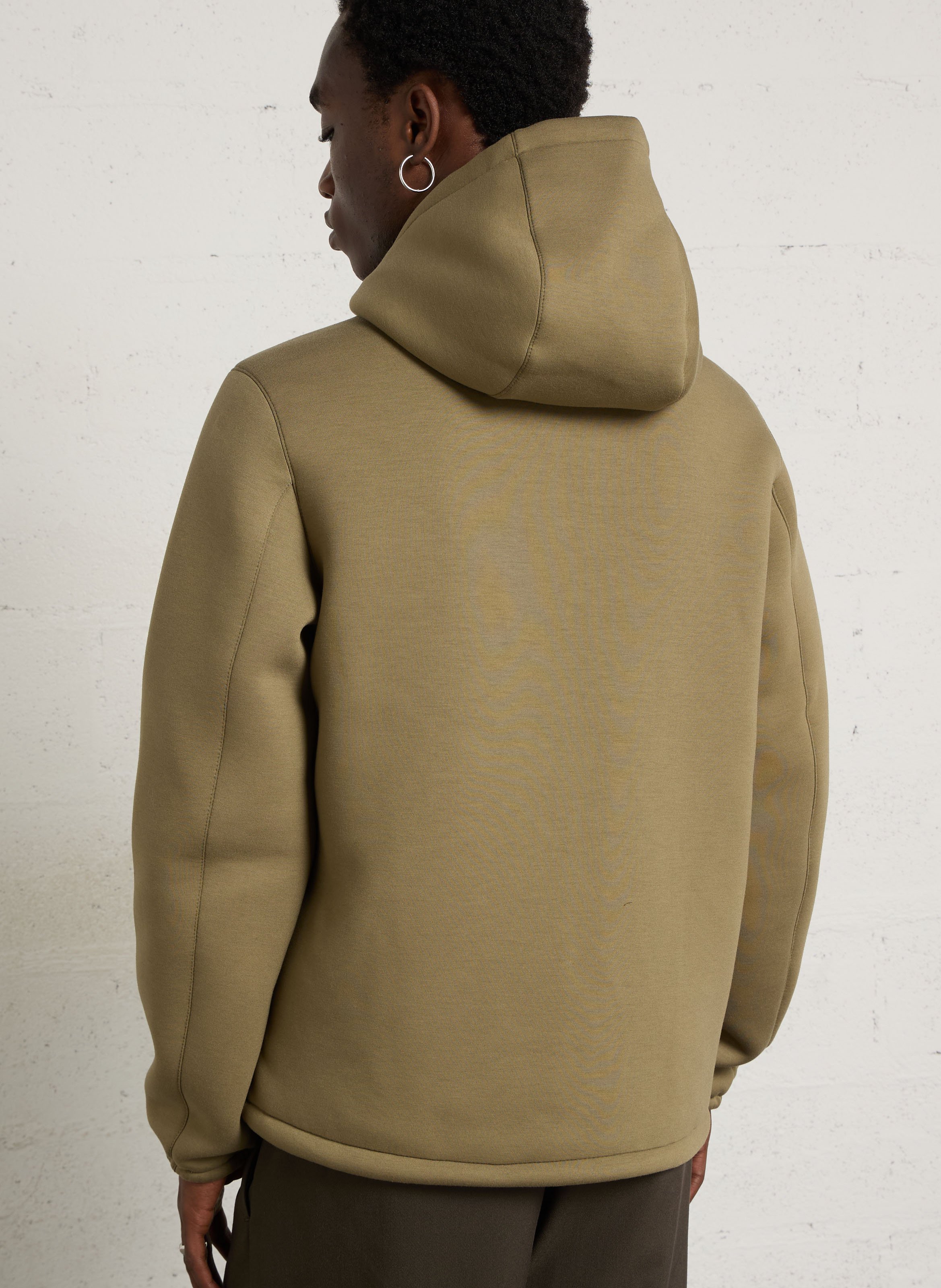Reversible jacket with high collar K-WAY Multicolored