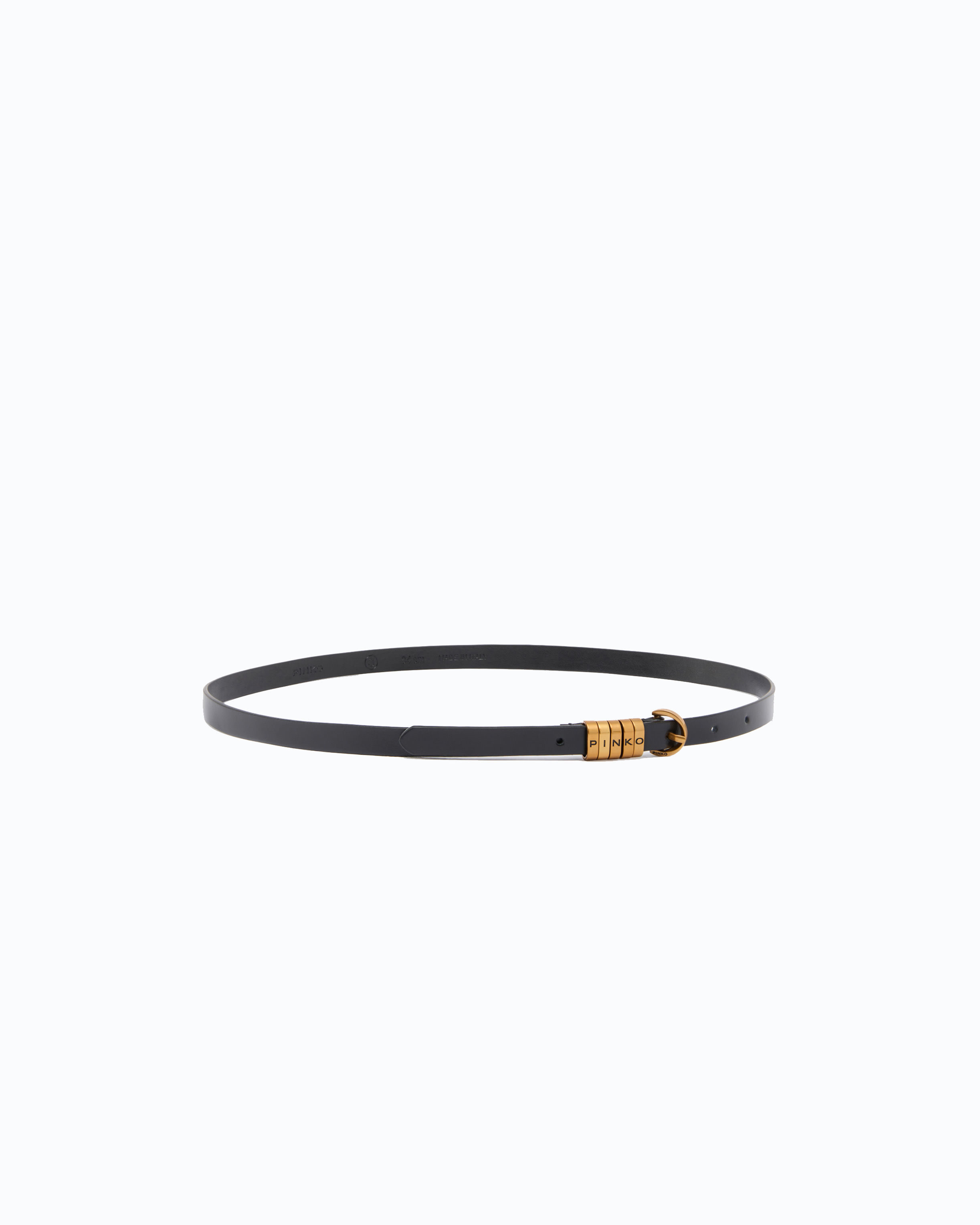 Belt with Pinko logo 1.2 cm PINKO Black