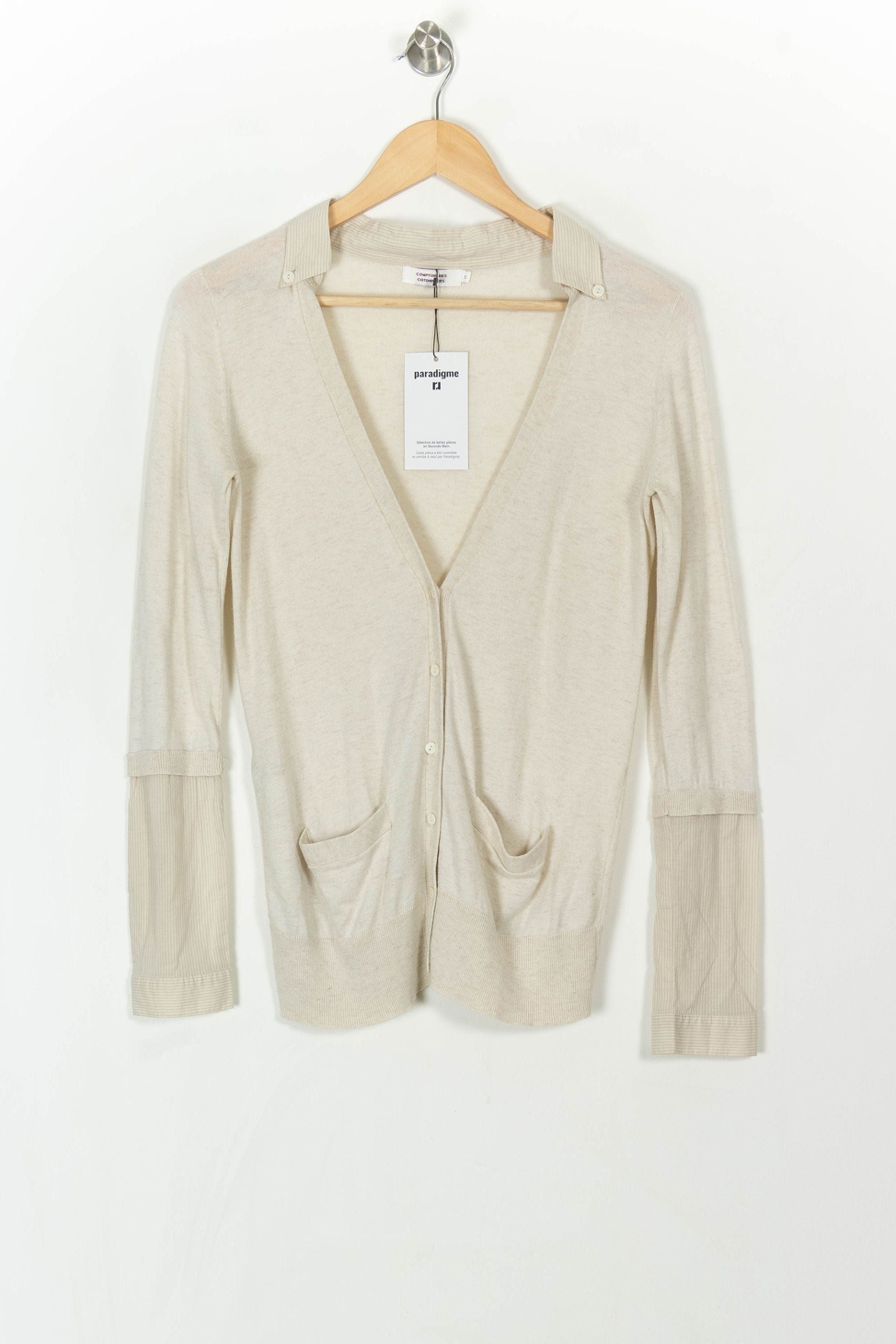 Cardigan COMPTOIR DES COTONNIERS - Seconde main Beige