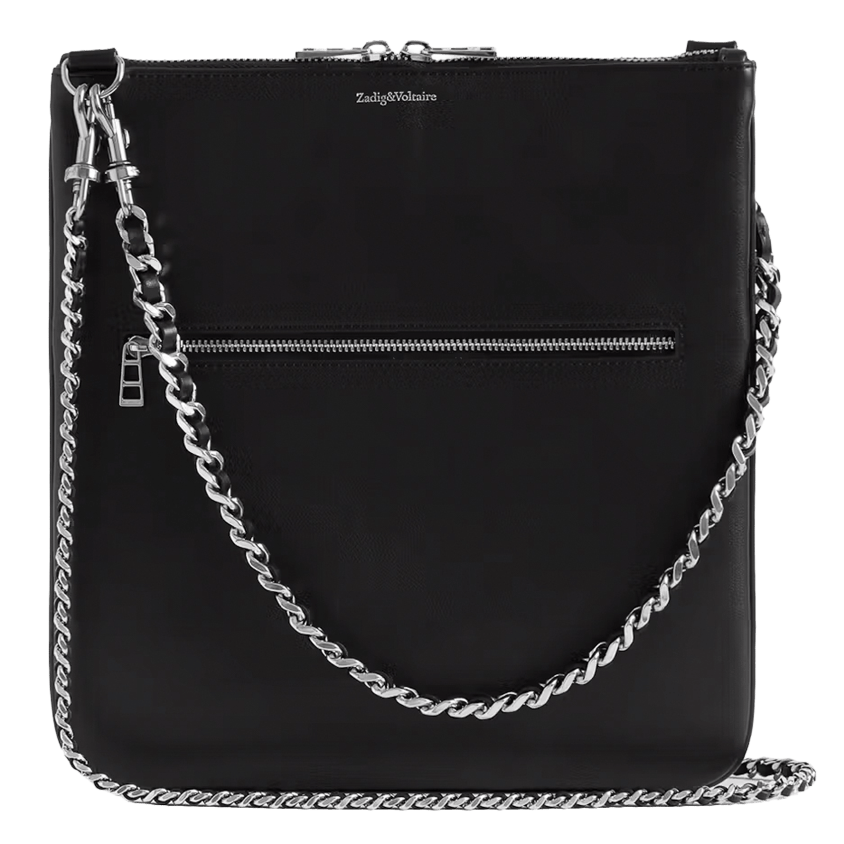 Handtas van leer ZADIG&VOLTAIRE Zwart