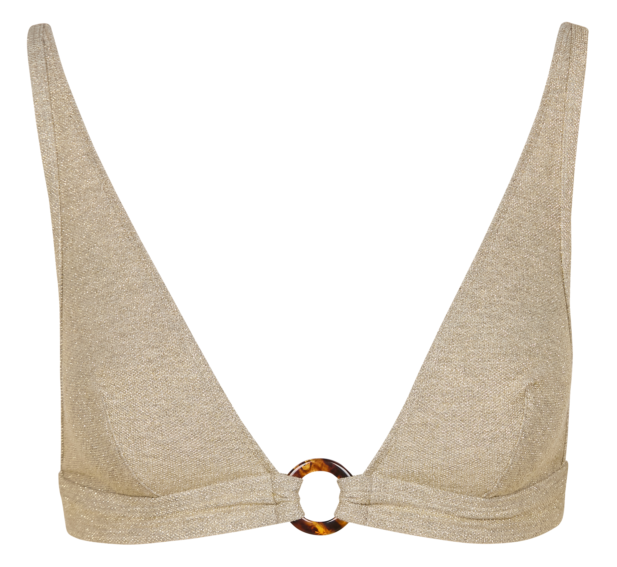 Glittery bikini top CHICHI CASTELNANGO Golden