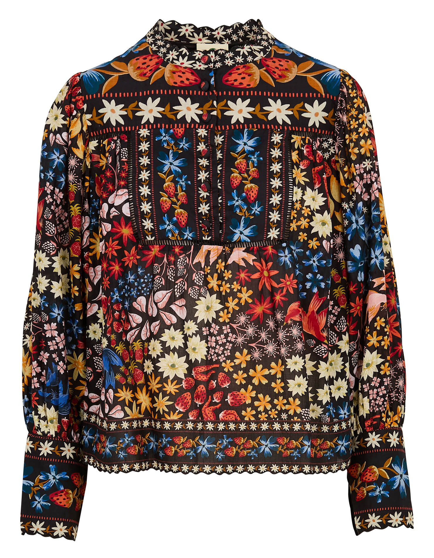 Floral cotton blouse FARM RIO Multicolored