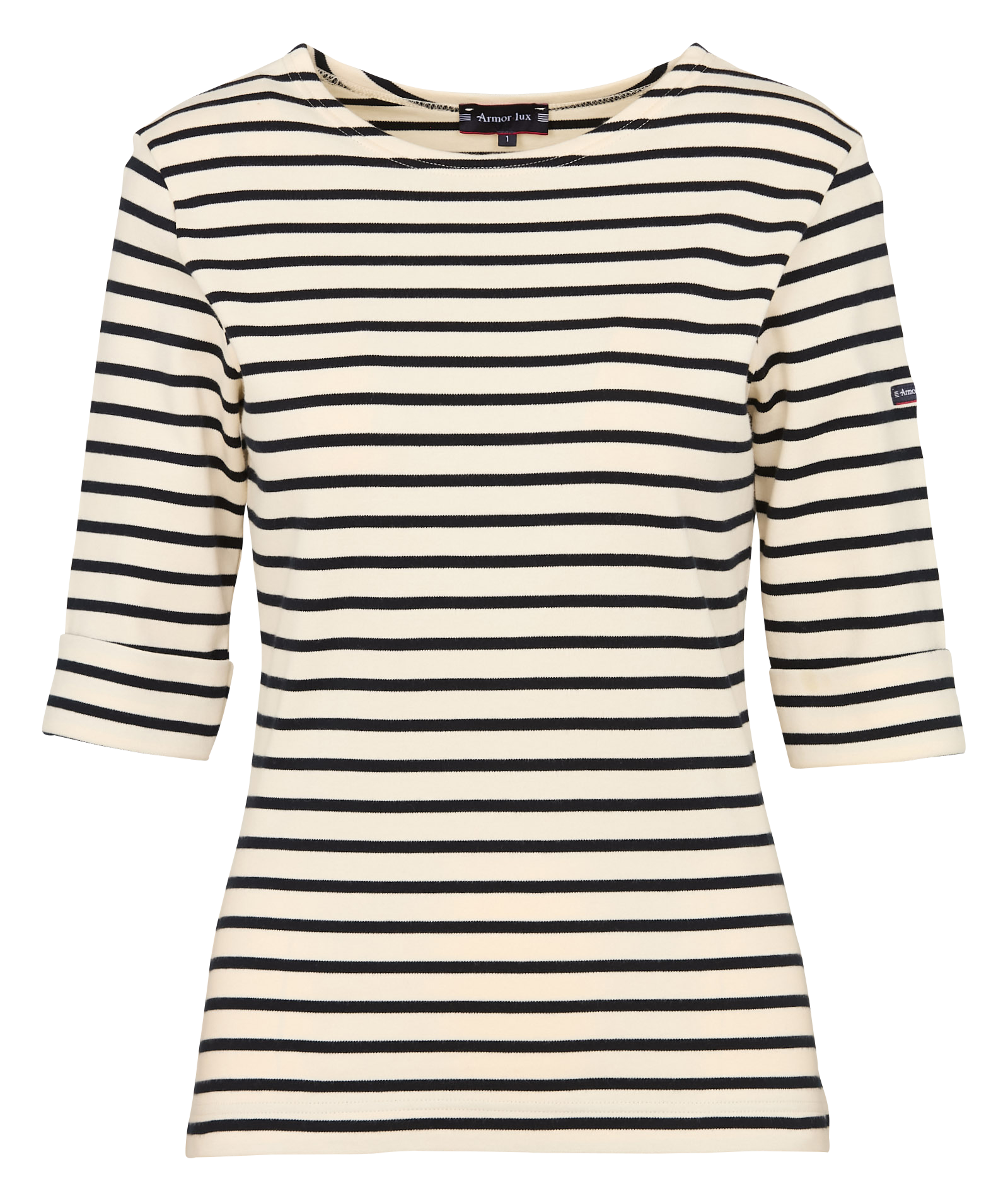 Marinière col bateau en coton épais  ARMOR LUX Multicolore