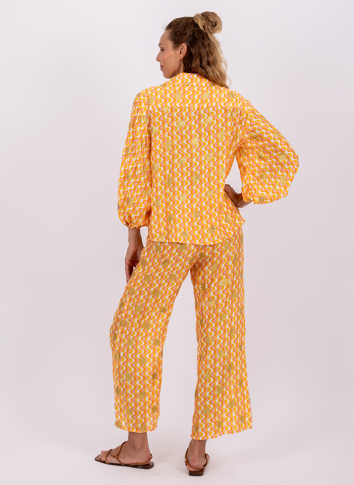 Chemise droite col classique SUNDRESS Jaune