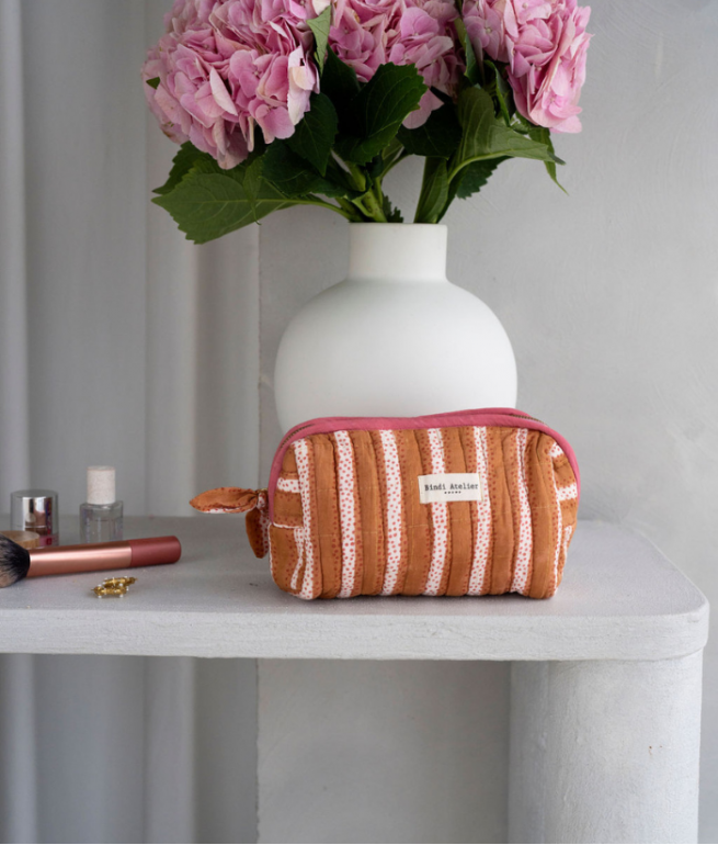 Make-up bag BINDI ATELIER Orange