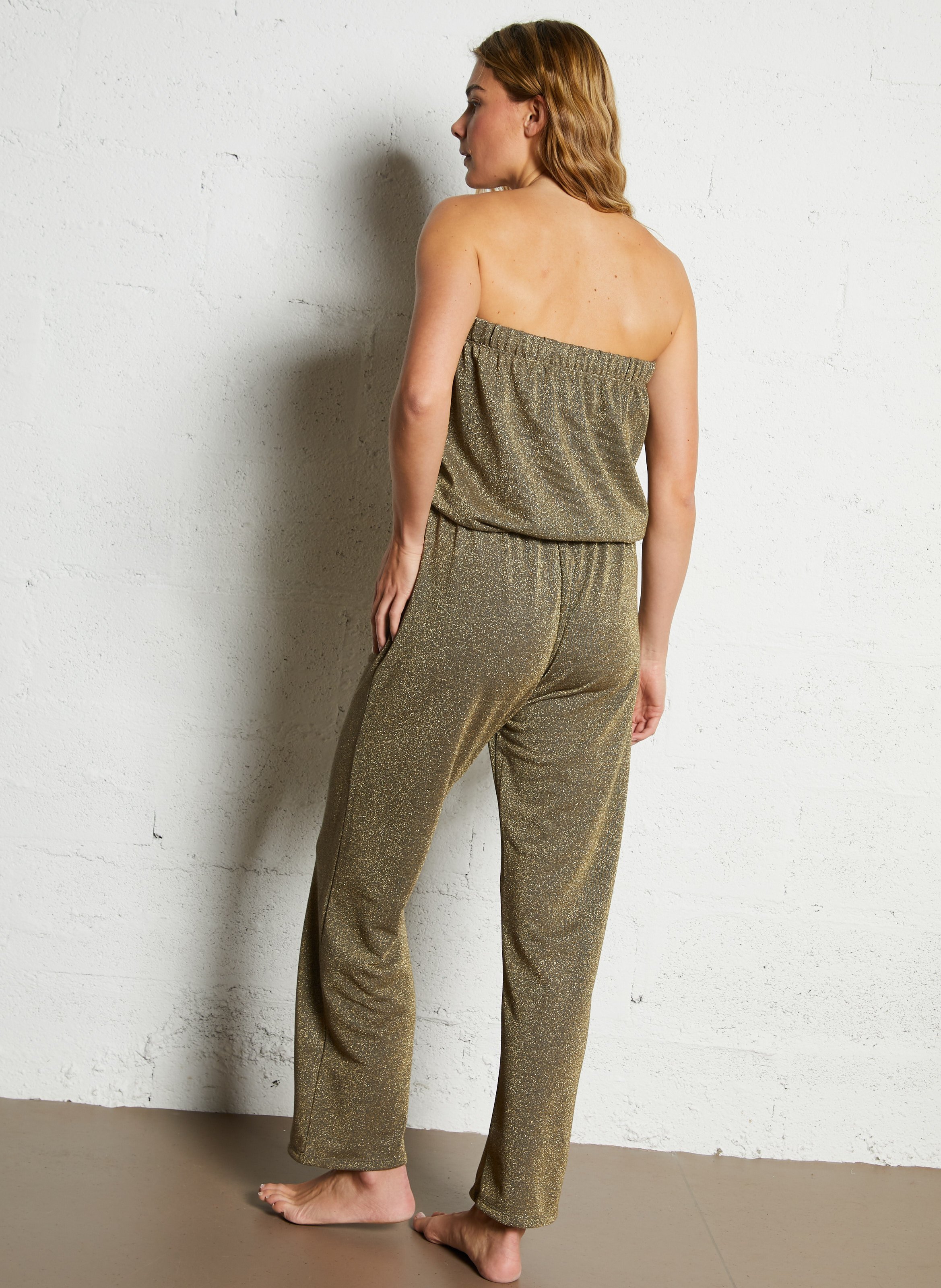 Wijde jumpsuit BELIZA Groen