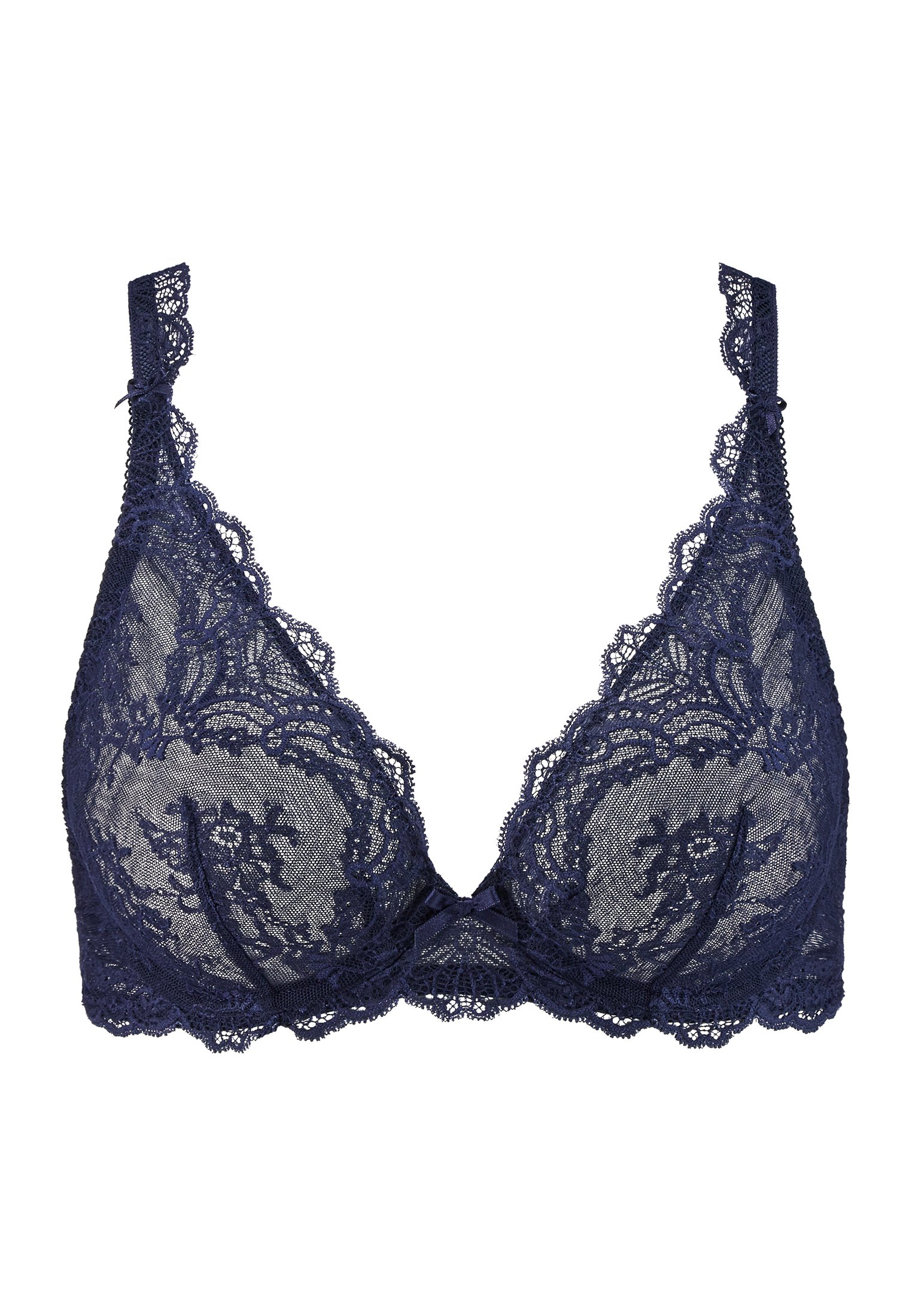 A la Folie kohl black underwired triangle bra AUBADE Blue