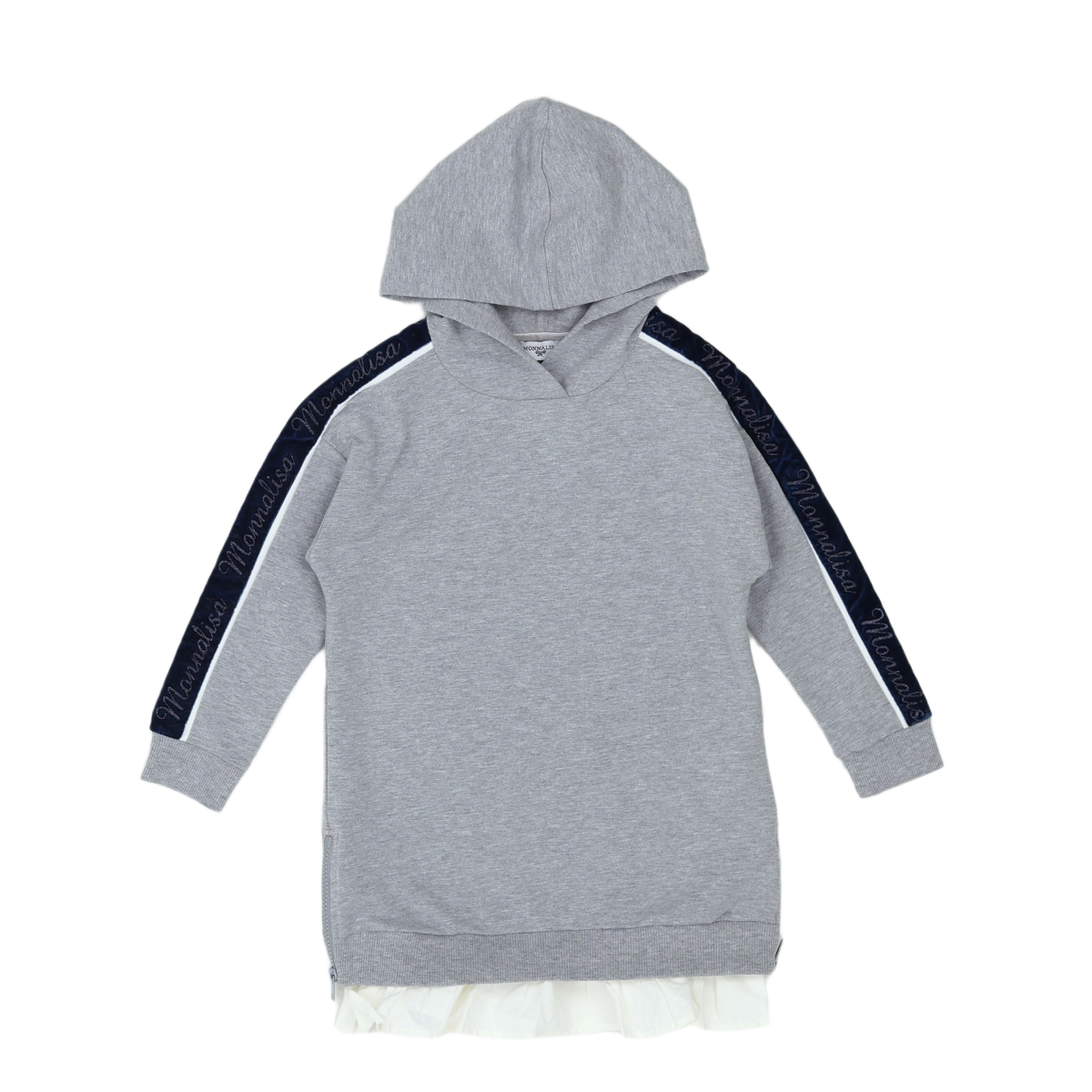 Grey Child's Dress - 6 years MONNALISA - Seconde main Grey