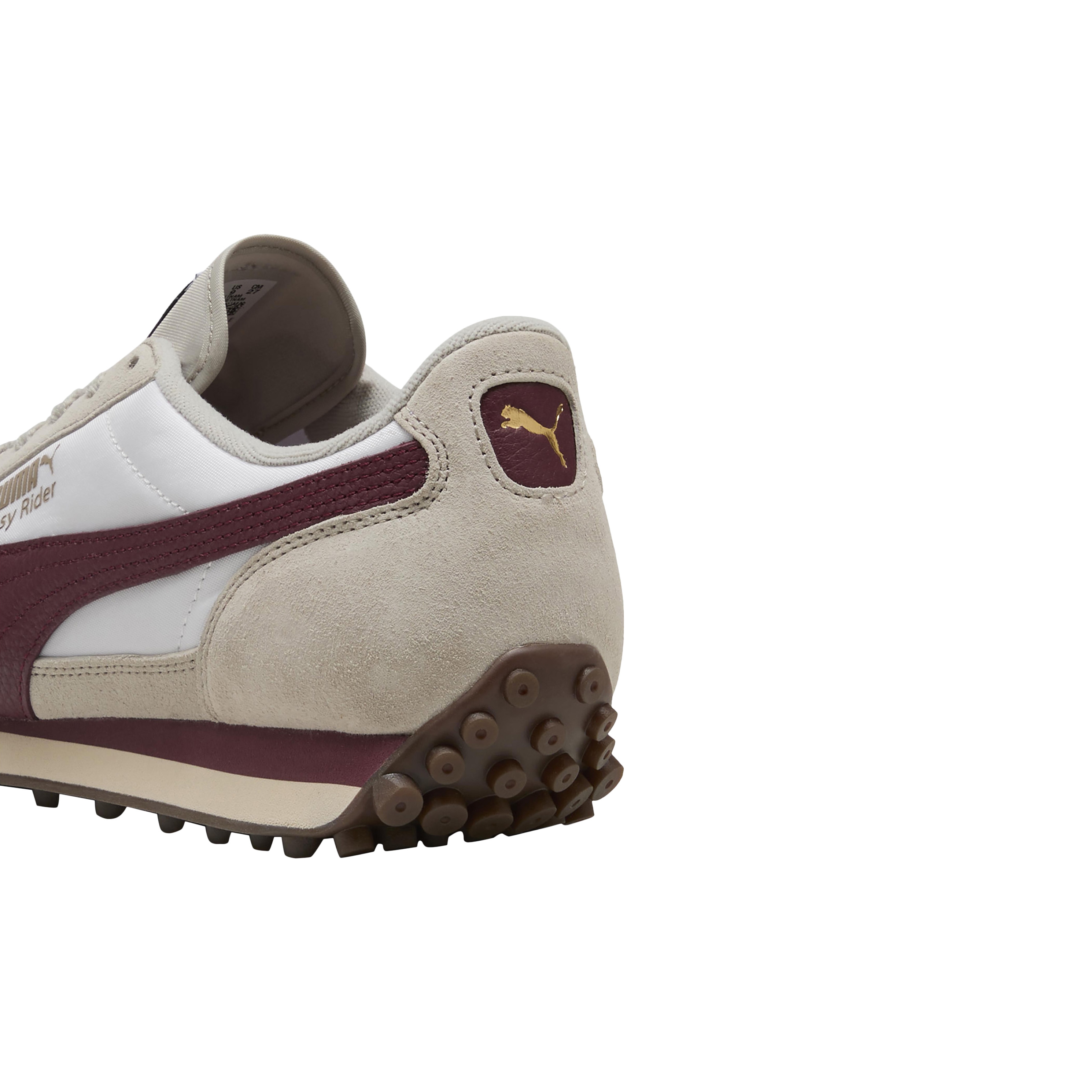 Easy Rider Vintage Leather Sneakers PUMA White