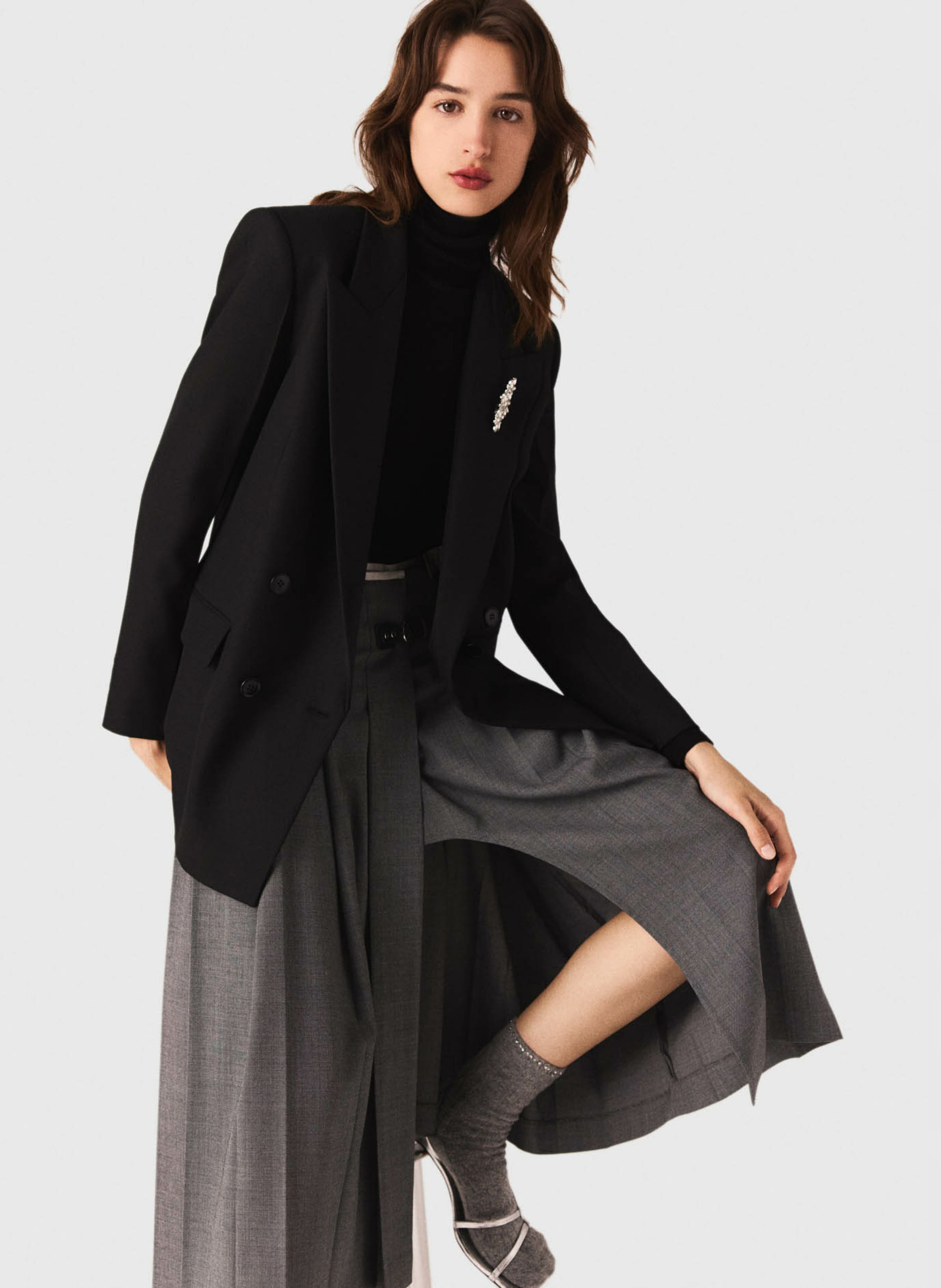 Veste de tailleur  MAJE Noir