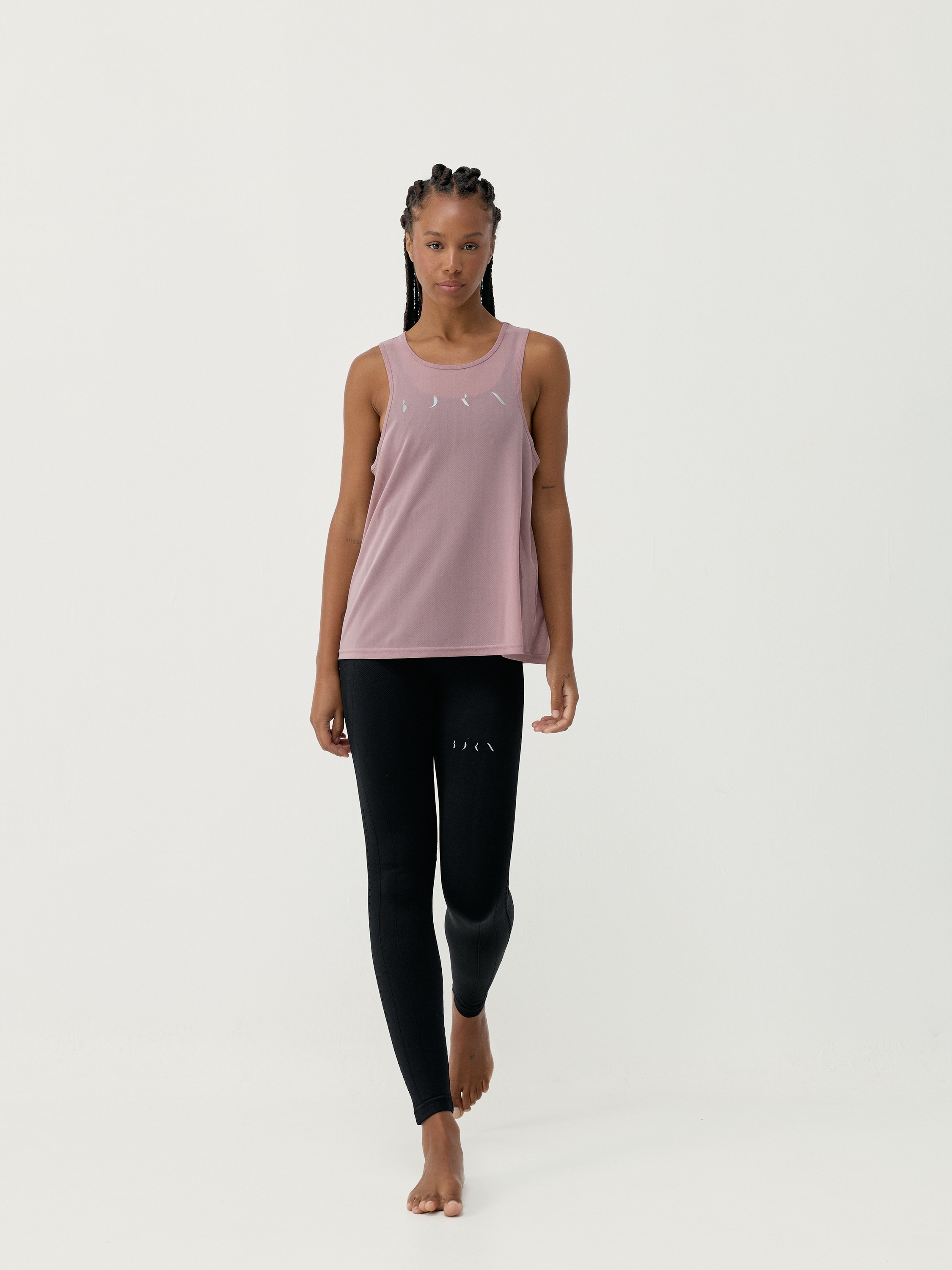 Transparent tank top BORN LIVING YOGA Pink