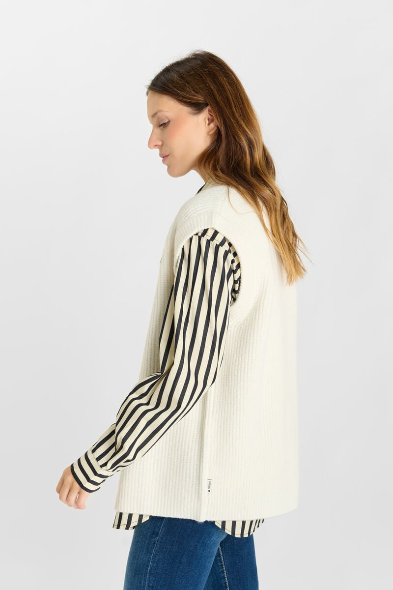 Cardigan LE TEMPS DES CERISES White