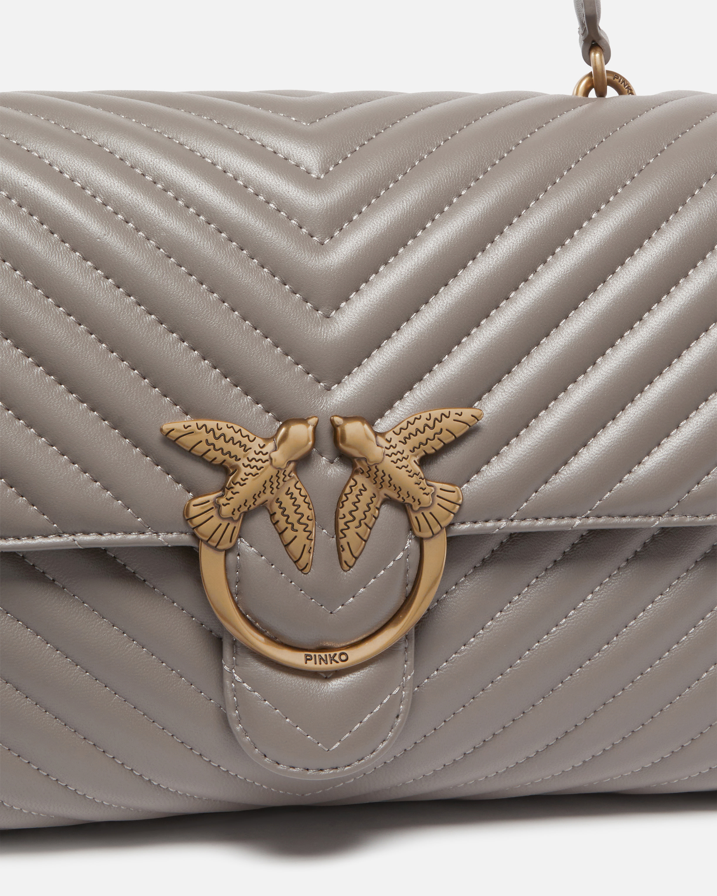 Big Lady Love Bag Puff Chevron PINKO Multicolored