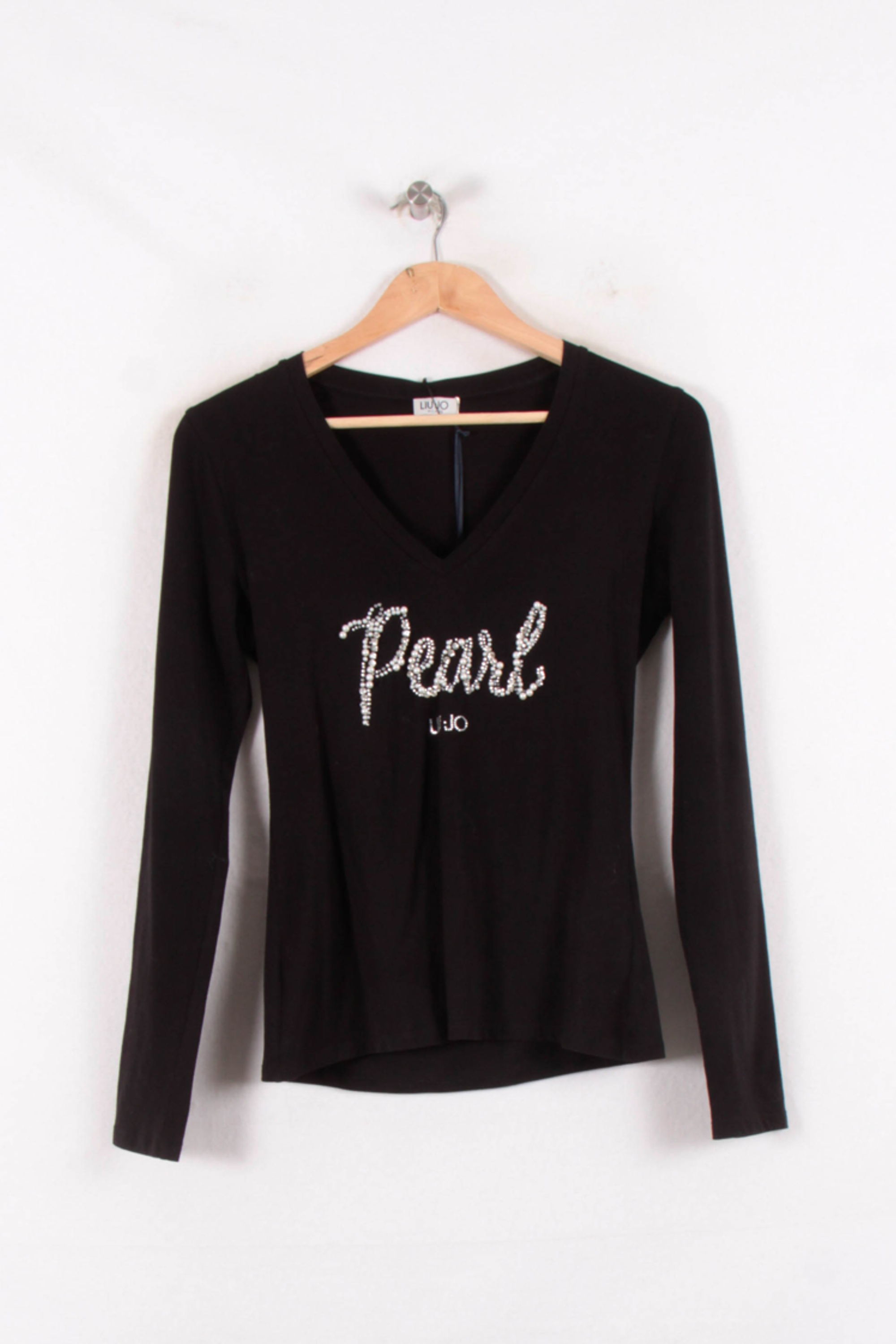 Tommy Badge T-shirt LIU JO - SECONDE MAIN Black