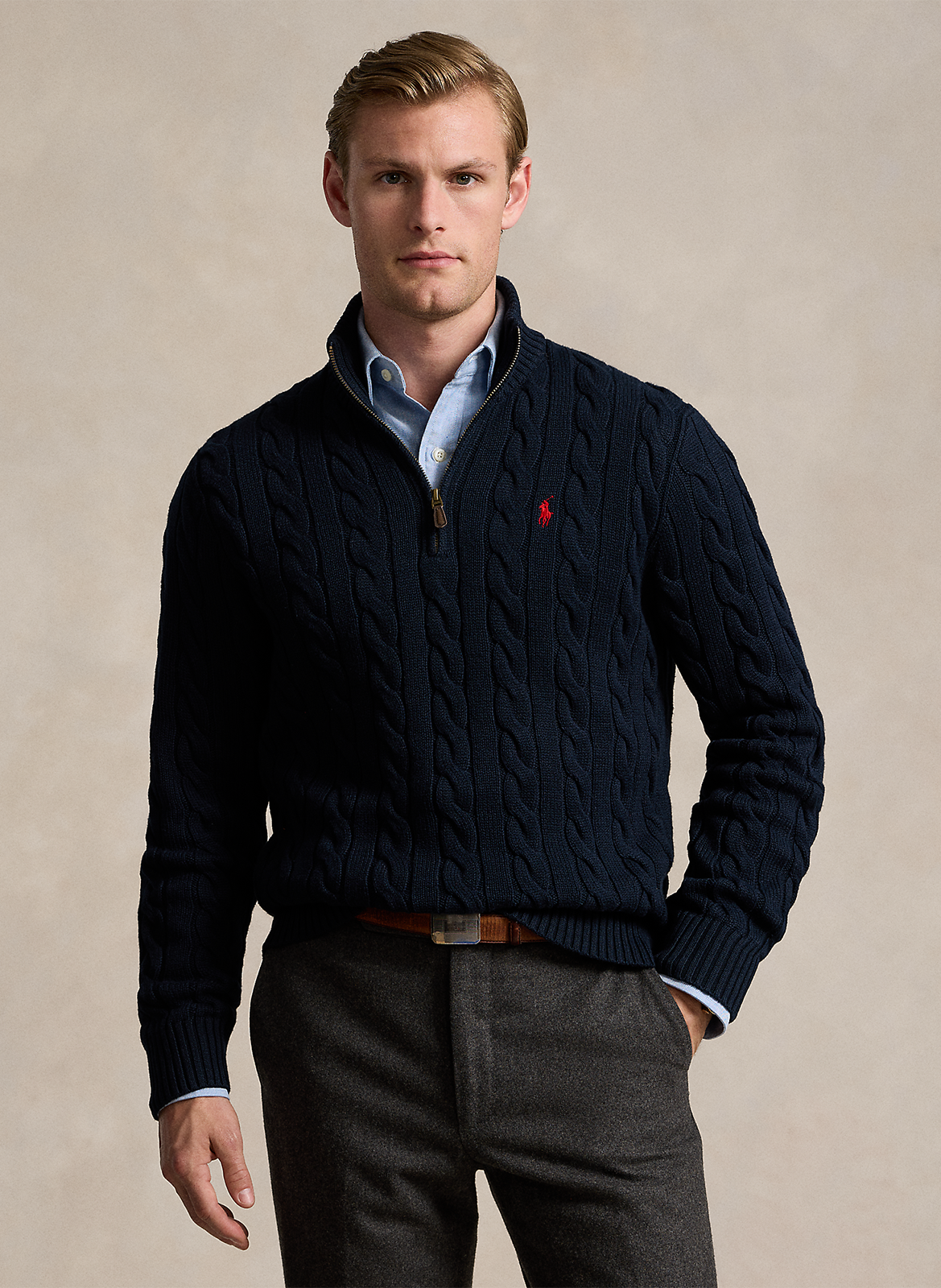 Twisted knit cotton sweater POLO RALPH LAUREN