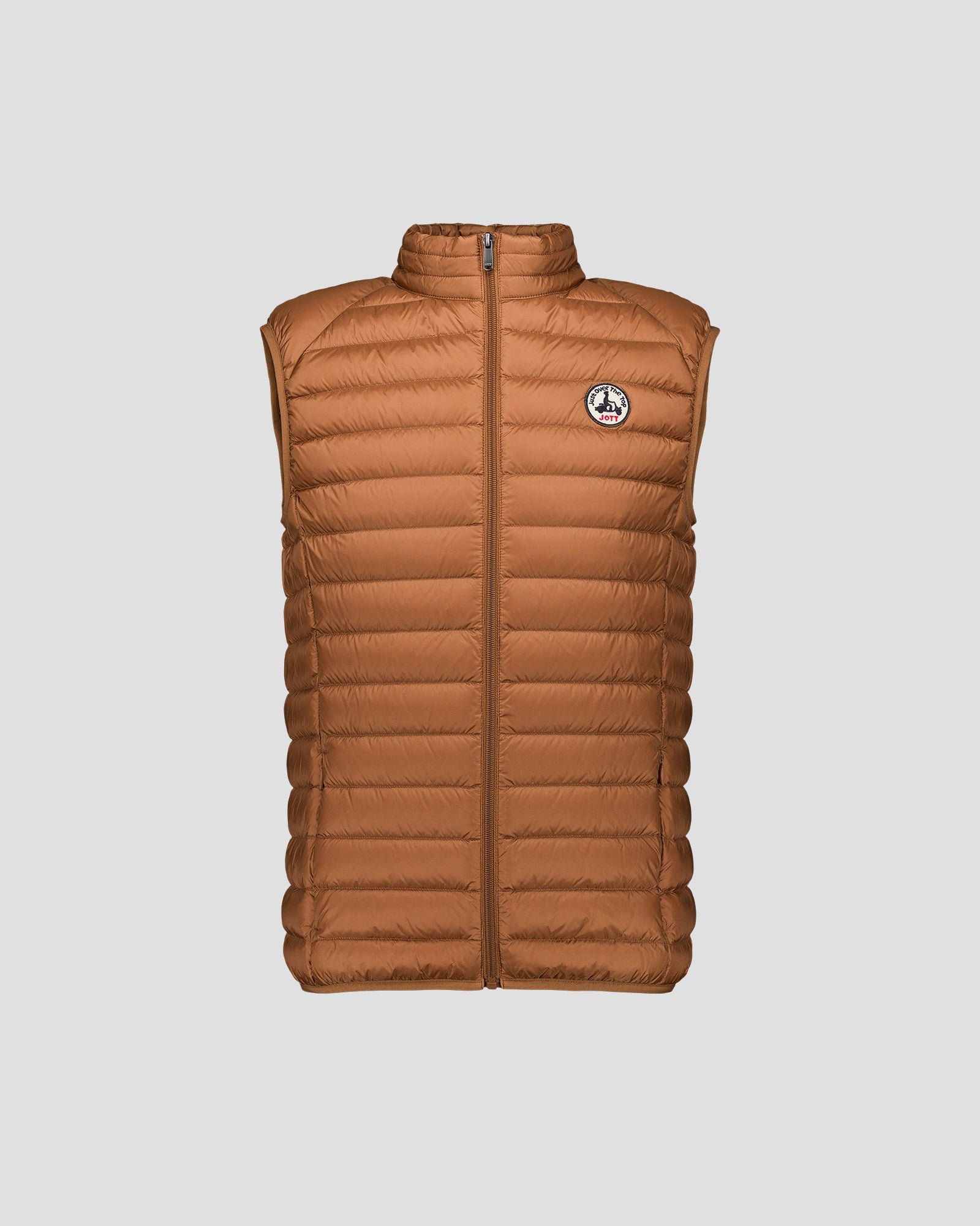 Sleeveless puffer jacket Tom JOTT Brown
