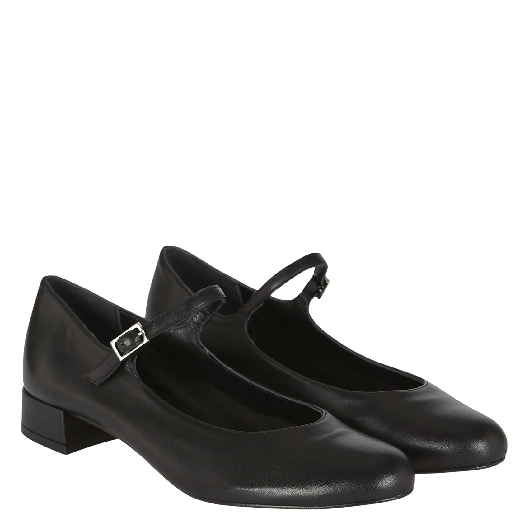 Ballerines en cuir AUGUSTA Noir