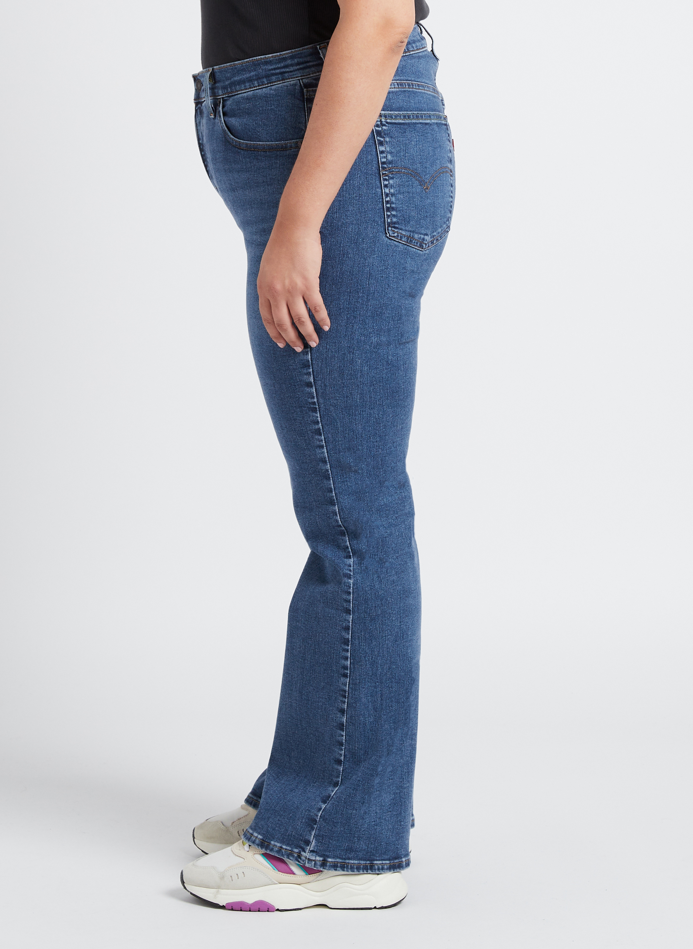 Jean flare délavé en coton mélangé  LEVI'S Jean Délavé