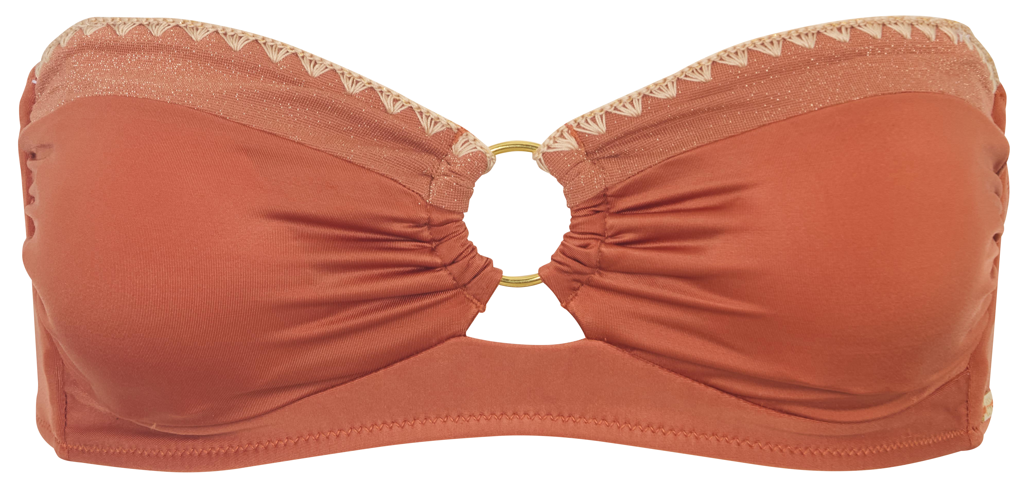 Bandeau bikini top BANANA MOON Orange