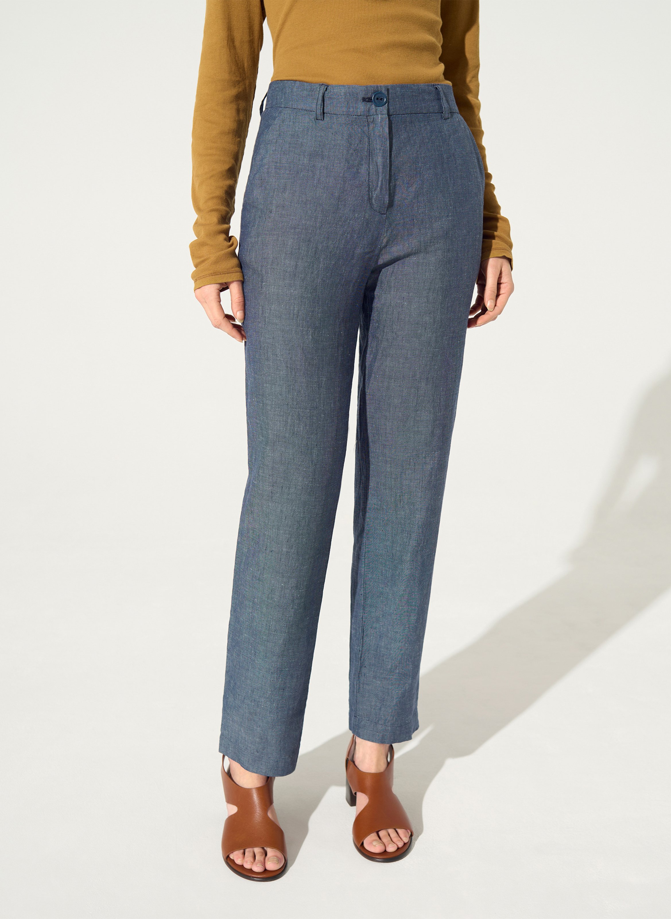 Bundfaltenhose COTELAC Blau