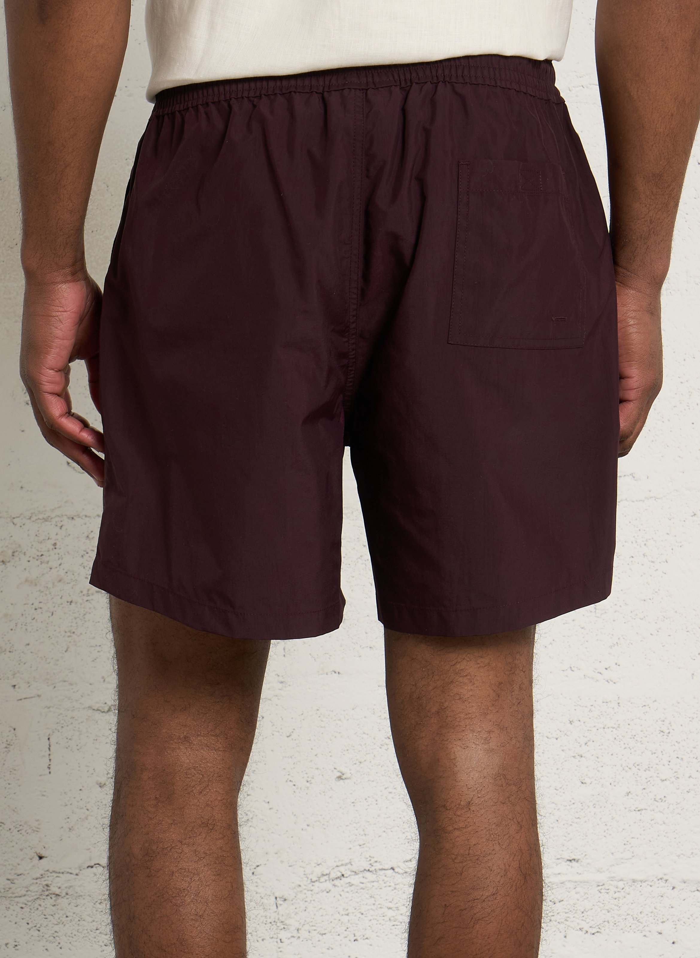 Gerade geschnittene Badeshorts COLORFUL STANDARD Rot
