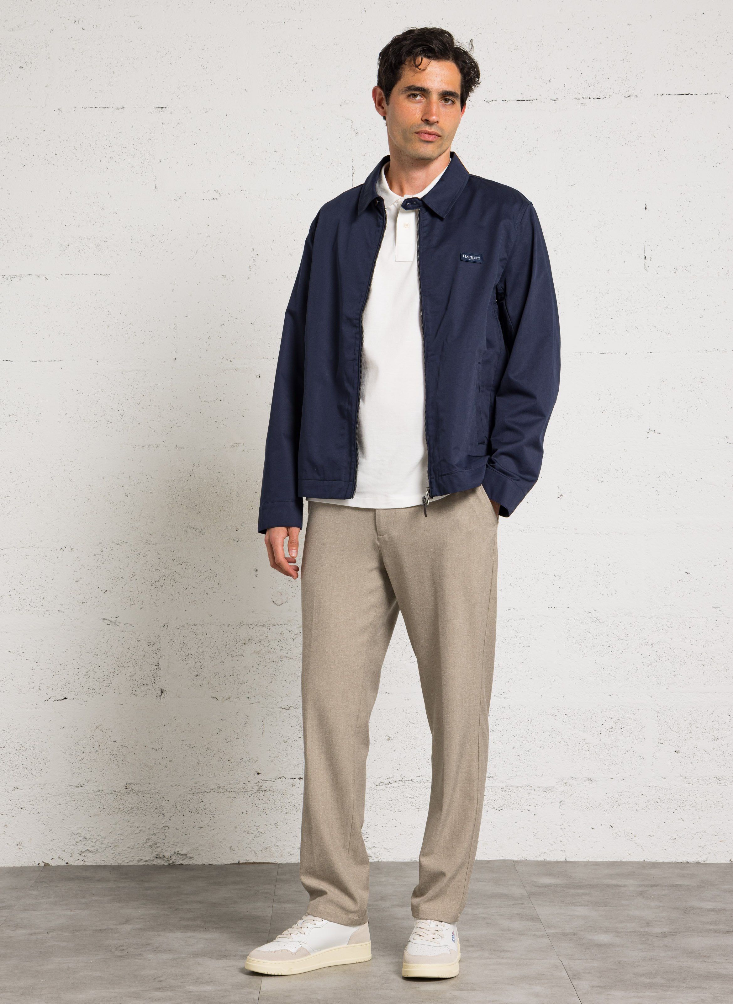 Baumwoll-Blazer HACKETT Blau