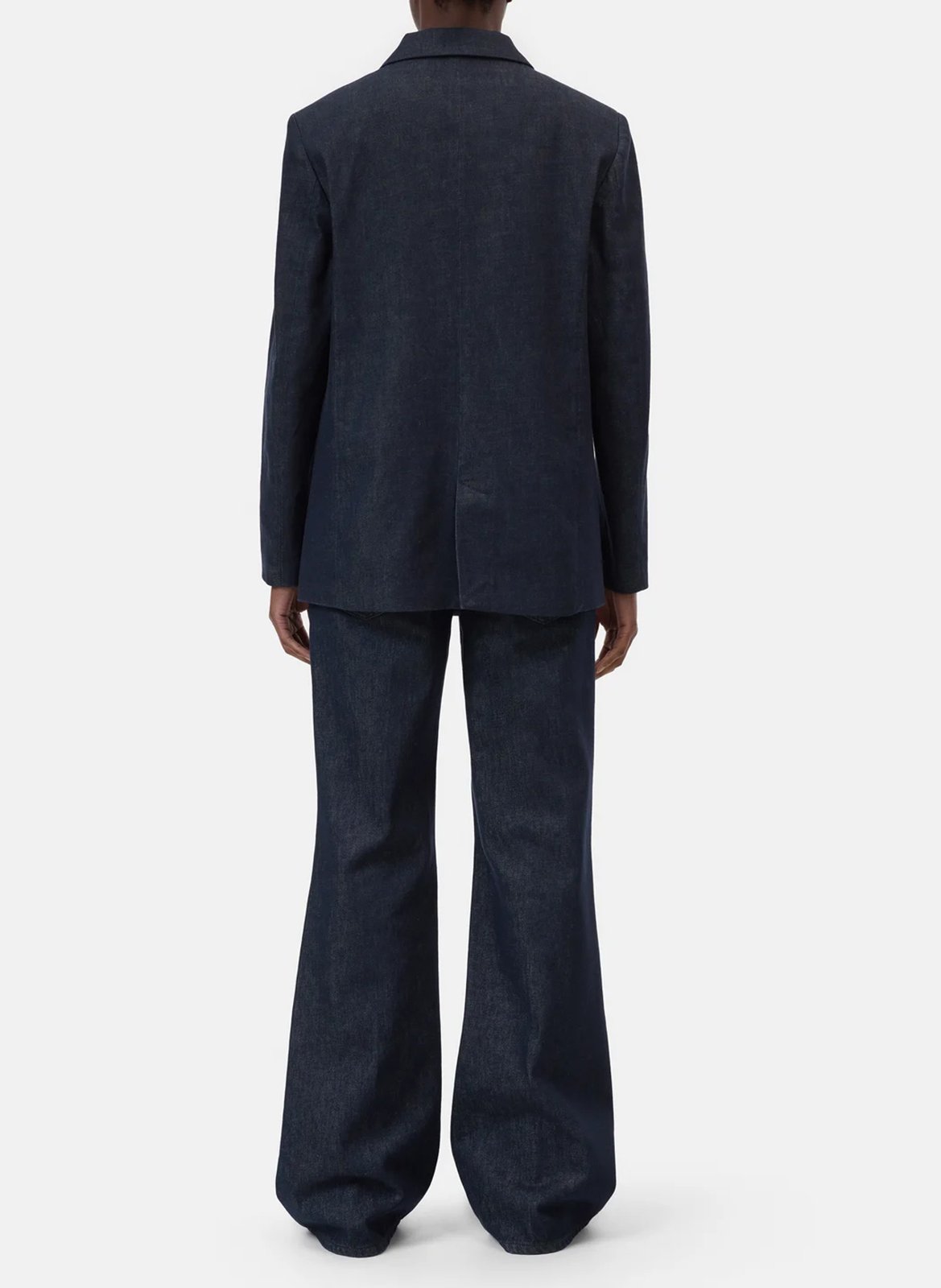 Blazer col tailleur en coton  CLOSED Bleu