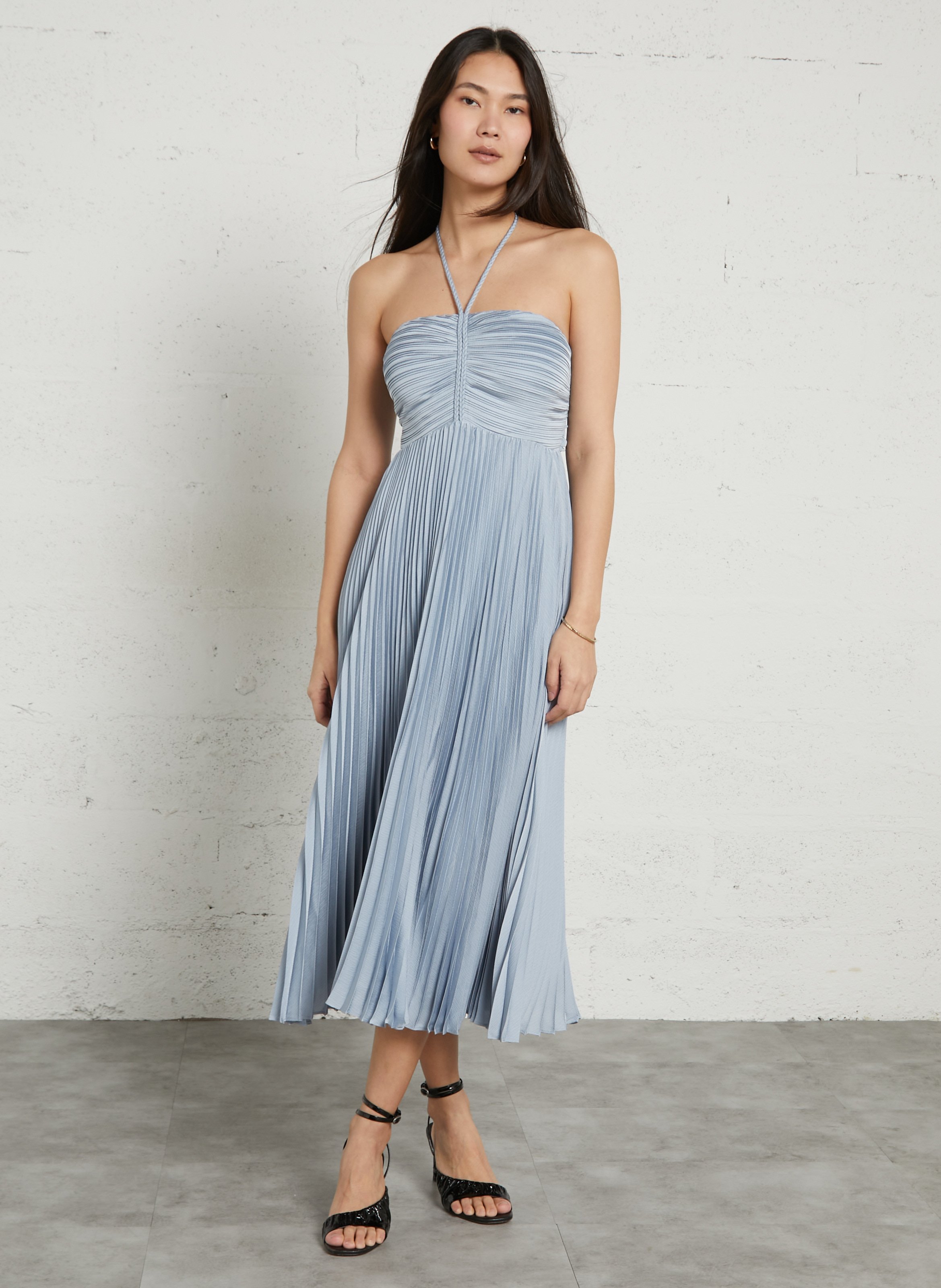 Bustier midi dress MAISON 123 Blue