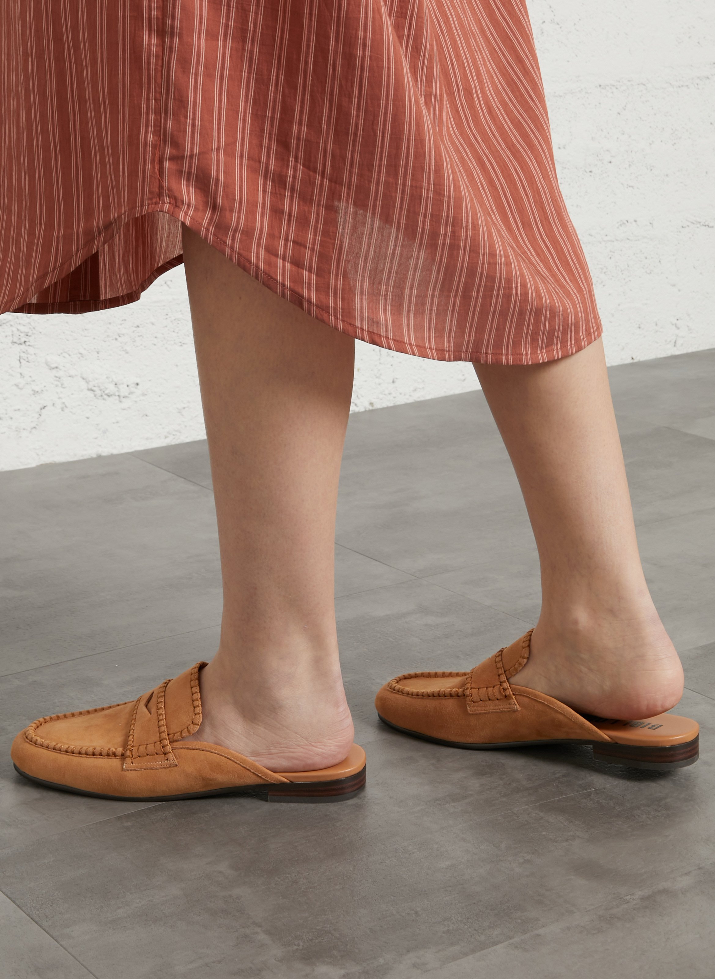 Mocassins en cuir BIBI LOU Marron