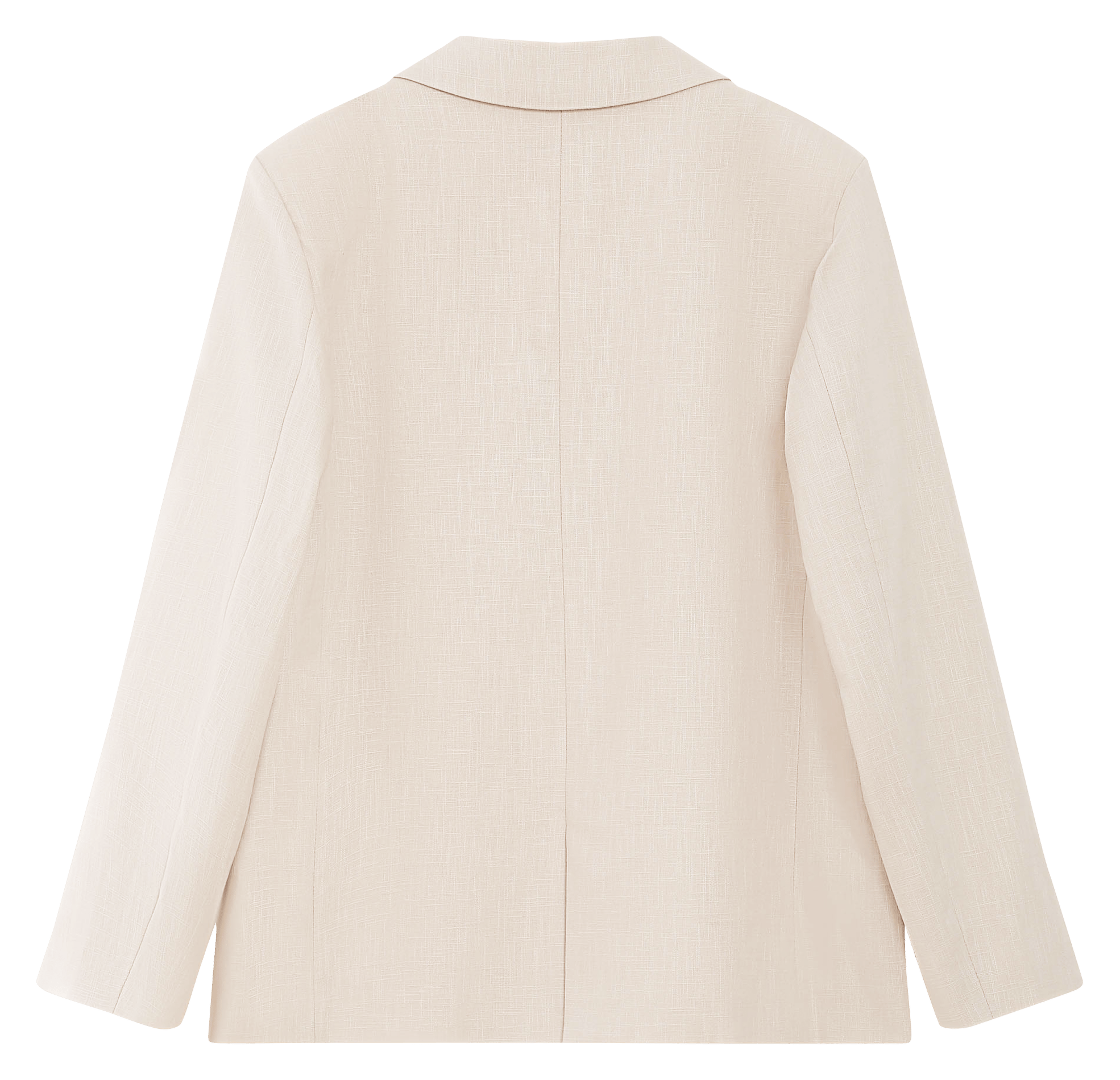 Veste tailleur oversize en lin mélangé GRACE ET MILA Beige