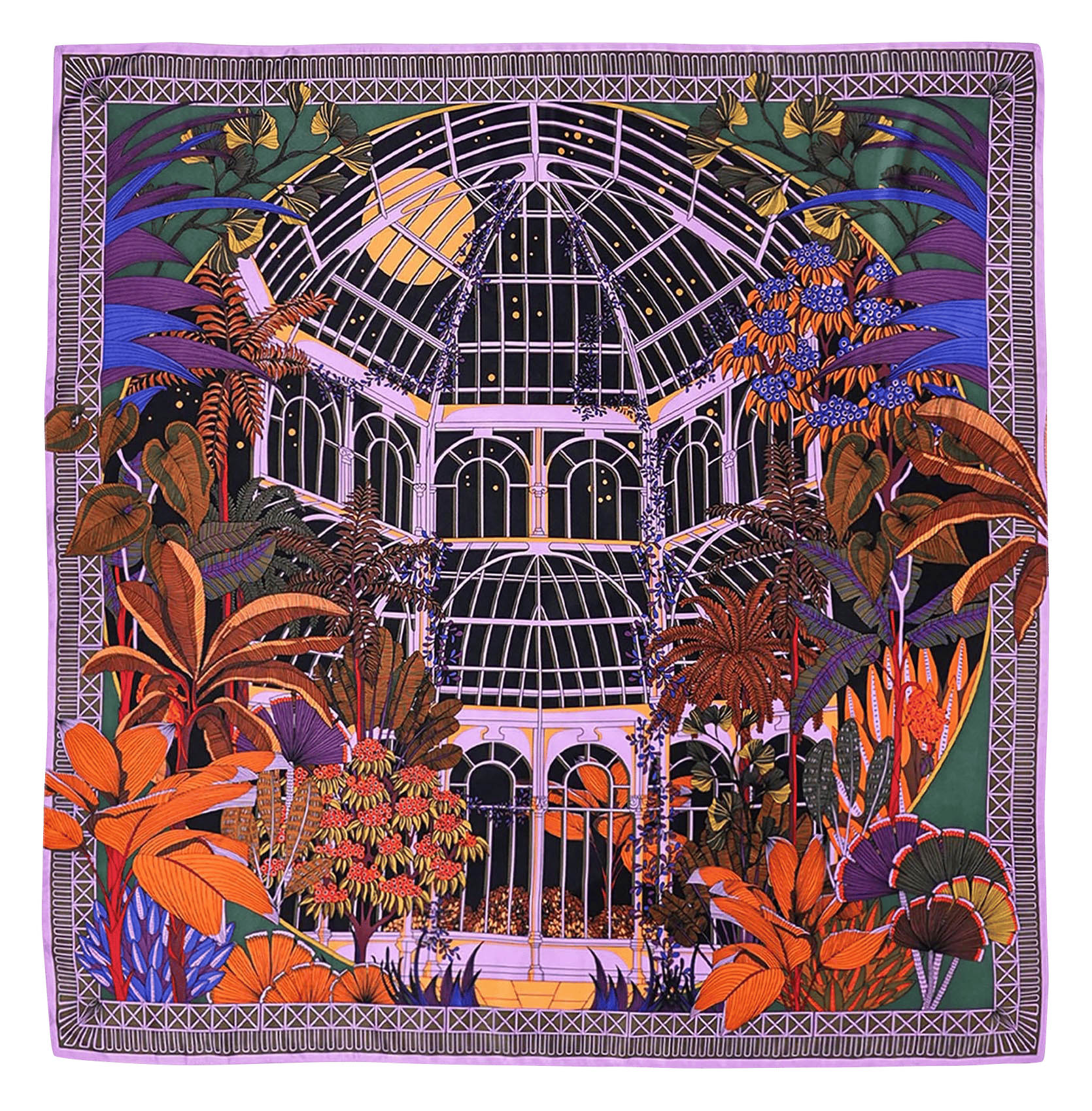 Foulard imprimé WILD Violet