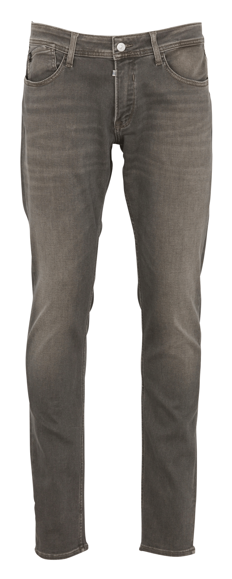 Fitted cotton blend jeans LE TEMPS DES CERISES Brown